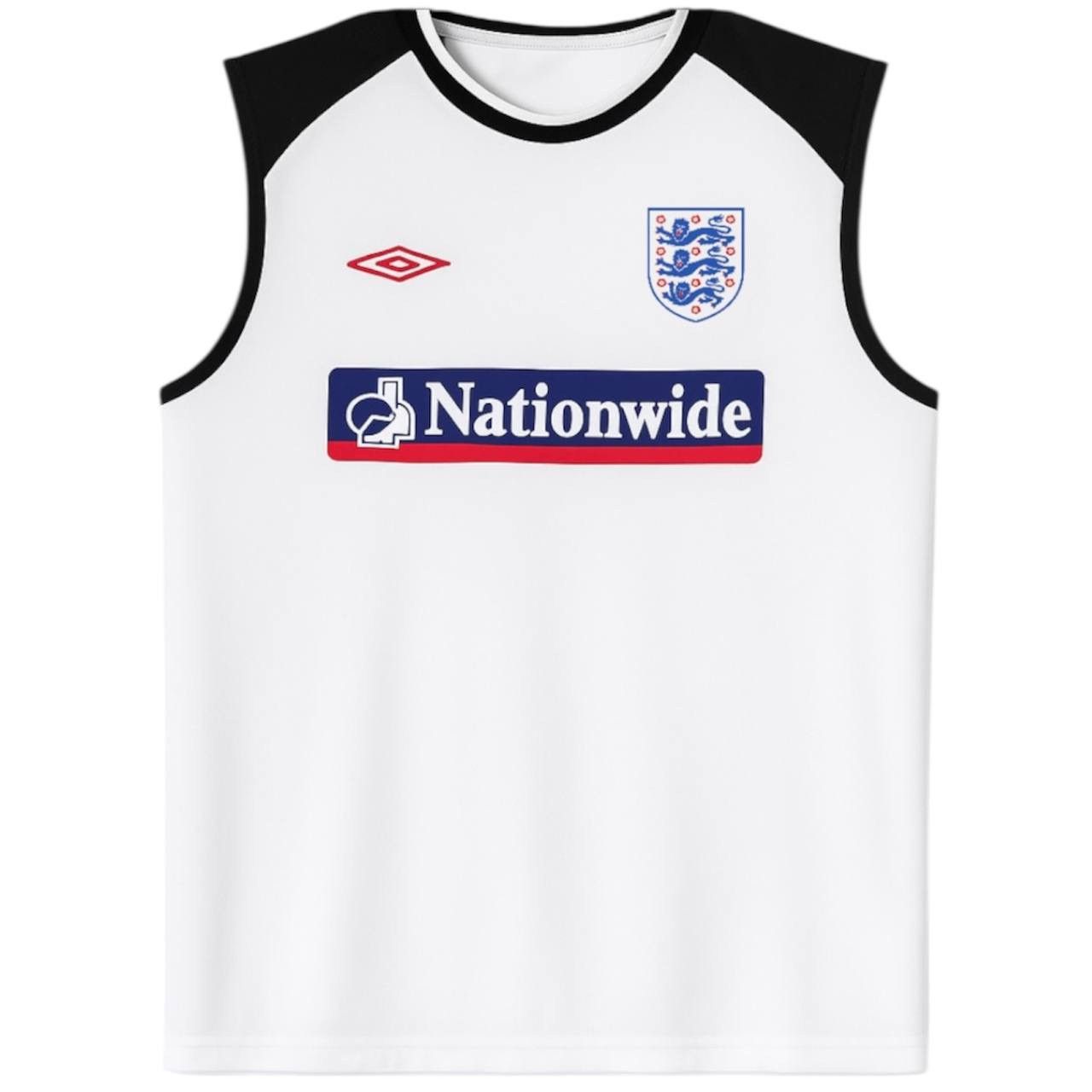 Umbro 2009/10 ENGLAND TEAM TRAINING SOCCER FOOTBALL JERSEY VEST XL Size US XL / EU 56 / 4 - 1 Thumbnail