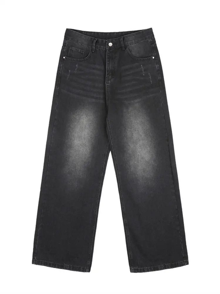 Japanese Brand × Jean Retro loose wide leg straight leg jeans Size US 32 / EU 48 - 4 Thumbnail