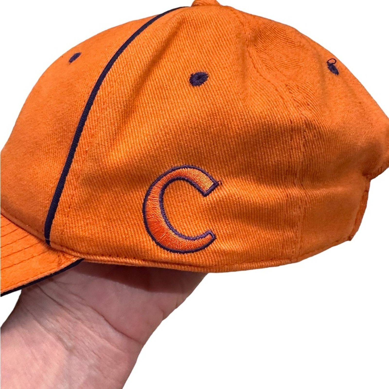 NCAA Clemson Tigers Orange Embroidered Logos NCAA Hat/Cap Size ONE SIZE - 4 Thumbnail