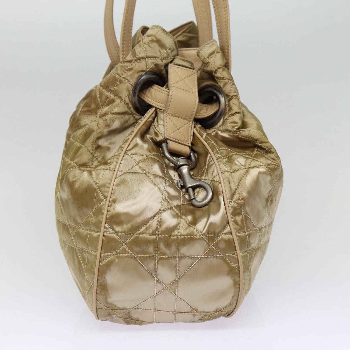 Dior DIOR Lady DIOR Canage Shoulder Bag Nylon Beige Size ONE SIZE - 4 Thumbnail