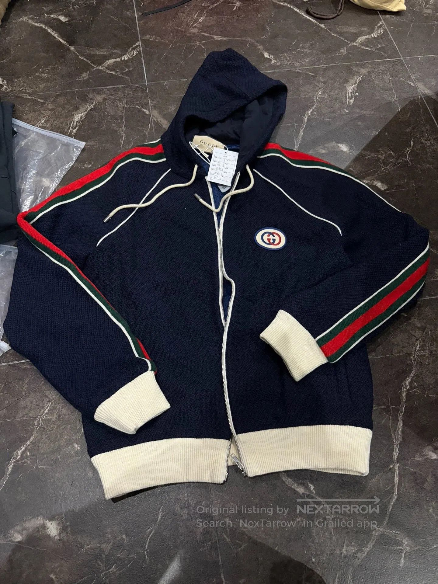 Gucci Gucci Double G Embroidered Wool Hooded Coat. Size US XS / EU 42 / 0 - 1 Thumbnail