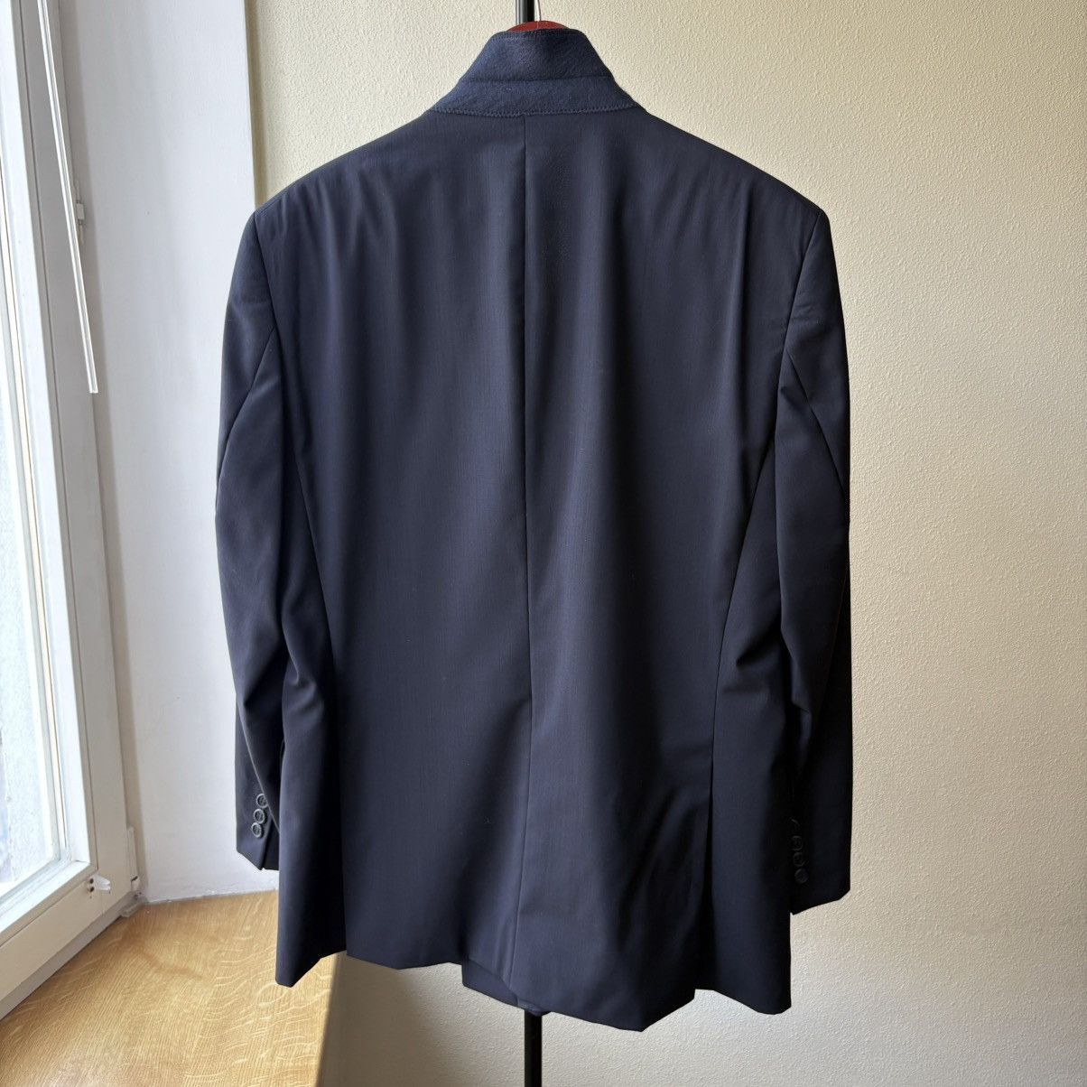 Ermenegildo Zegna Ermenegildo Zegna Double Side Jacket Luxury Black M Vintage Size 40R - 4 Thumbnail