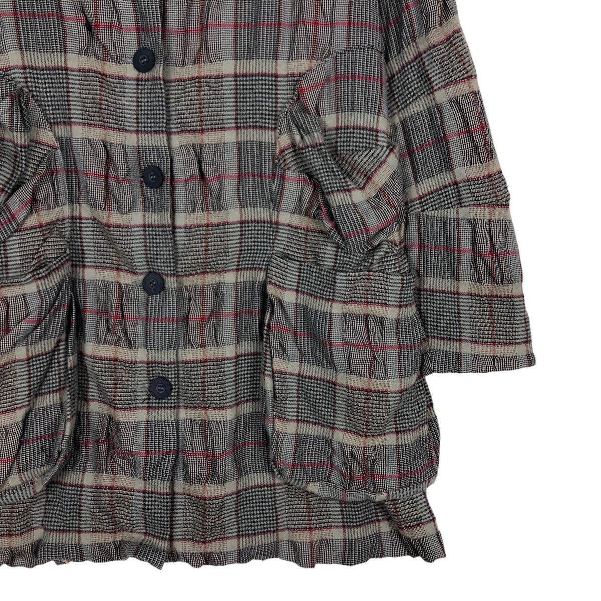 Vintage 🔥Vintage Lilith Plaid Wool Blend Chore Jacket Issey Miyake Size US M / EU 48-50 / 2 - 5 Thumbnail