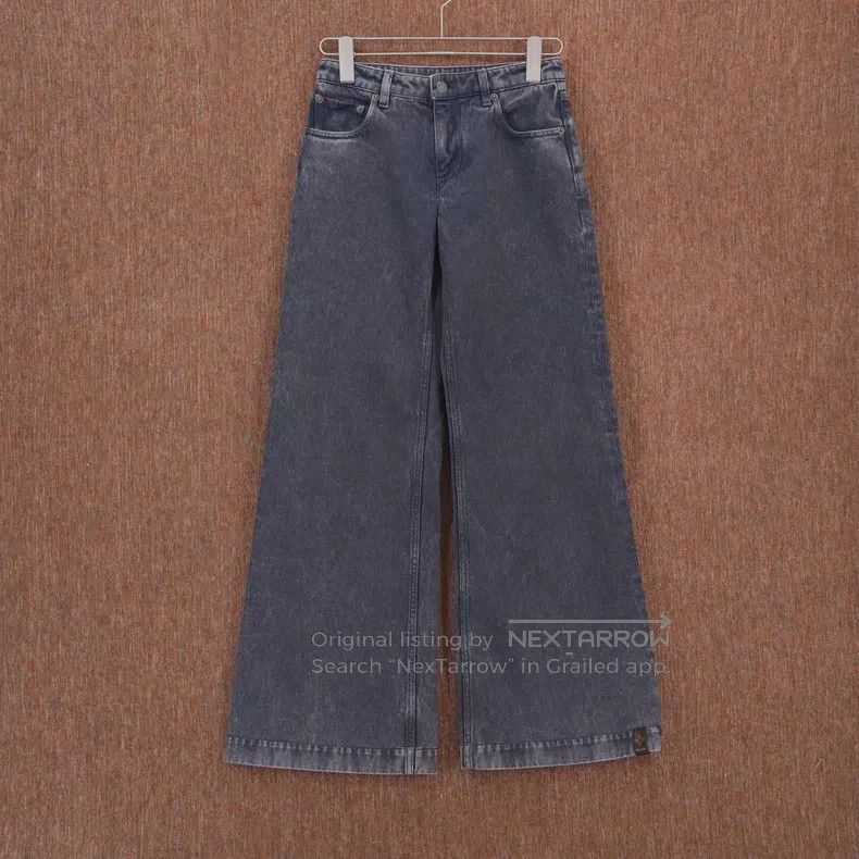 Louis Vuitton 24aw Logo Name Brand Jeans