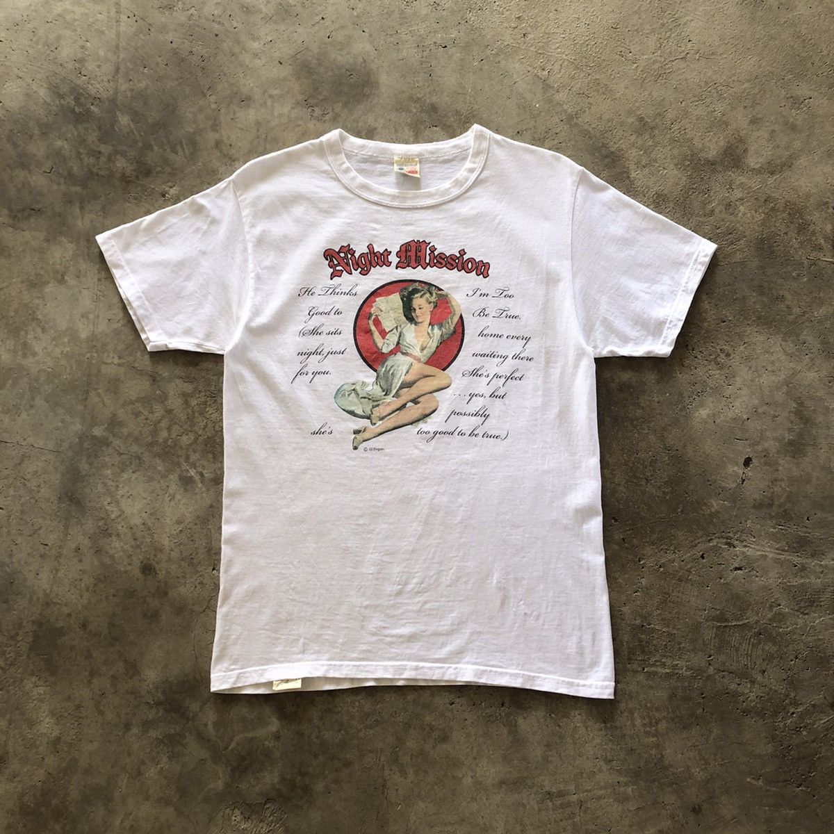 Buzz Rickson's BUZZ RICKSON Sportswear Night Mission T-Shirt Size US M / EU 48-50 / 2 - 1 Thumbnail
