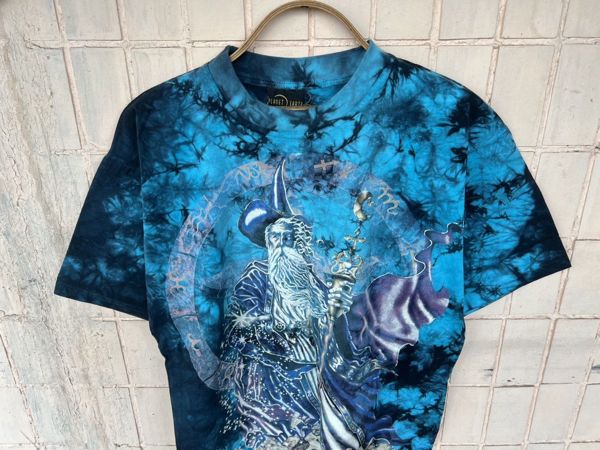 Band Tees Vintage Wizard T Shirt AOP Front Back 3D Graphic 90s Size US L / EU 52-54 / 3 - 3 Thumbnail