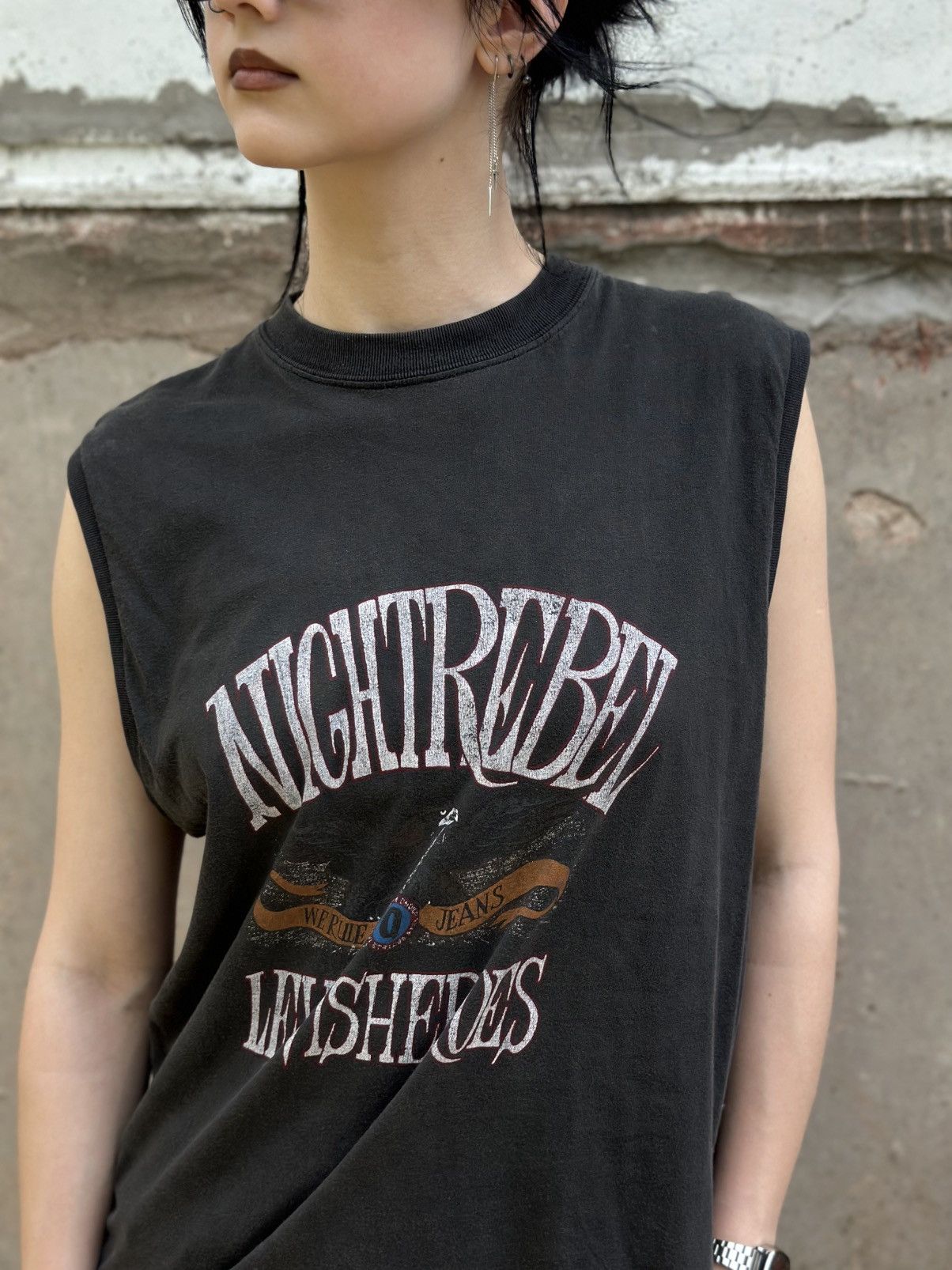 Levi's Vintage Clothing VTG Western Style Night Rebel Levi’s Heroes Tank Top Sleeves Size US M / EU 48-50 / 2 - 4 Thumbnail