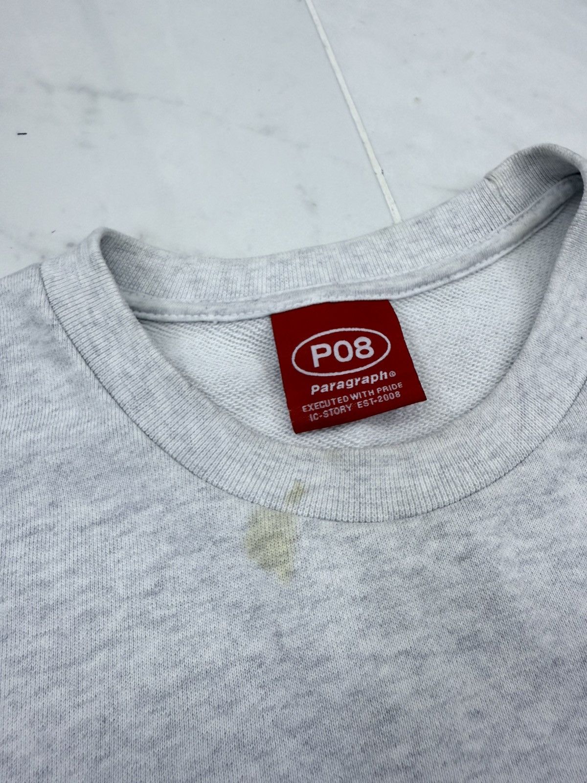 Japanese Brand PARAGRAPH Multi Graphic Logo Murakami Baggy Fit Sweatshirt Size US L / EU 52-54 / 3 - 6 Thumbnail
