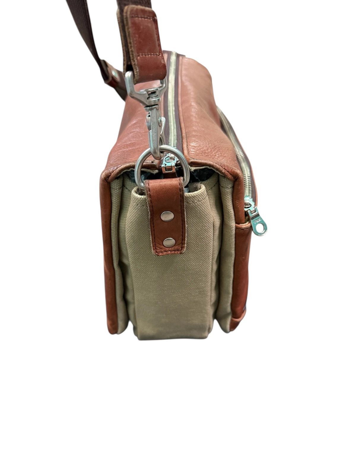 Japanese Brand RARE BAGGY PORT LEATHER CROSSBODY BAG Size ONE SIZE - 12 Thumbnail