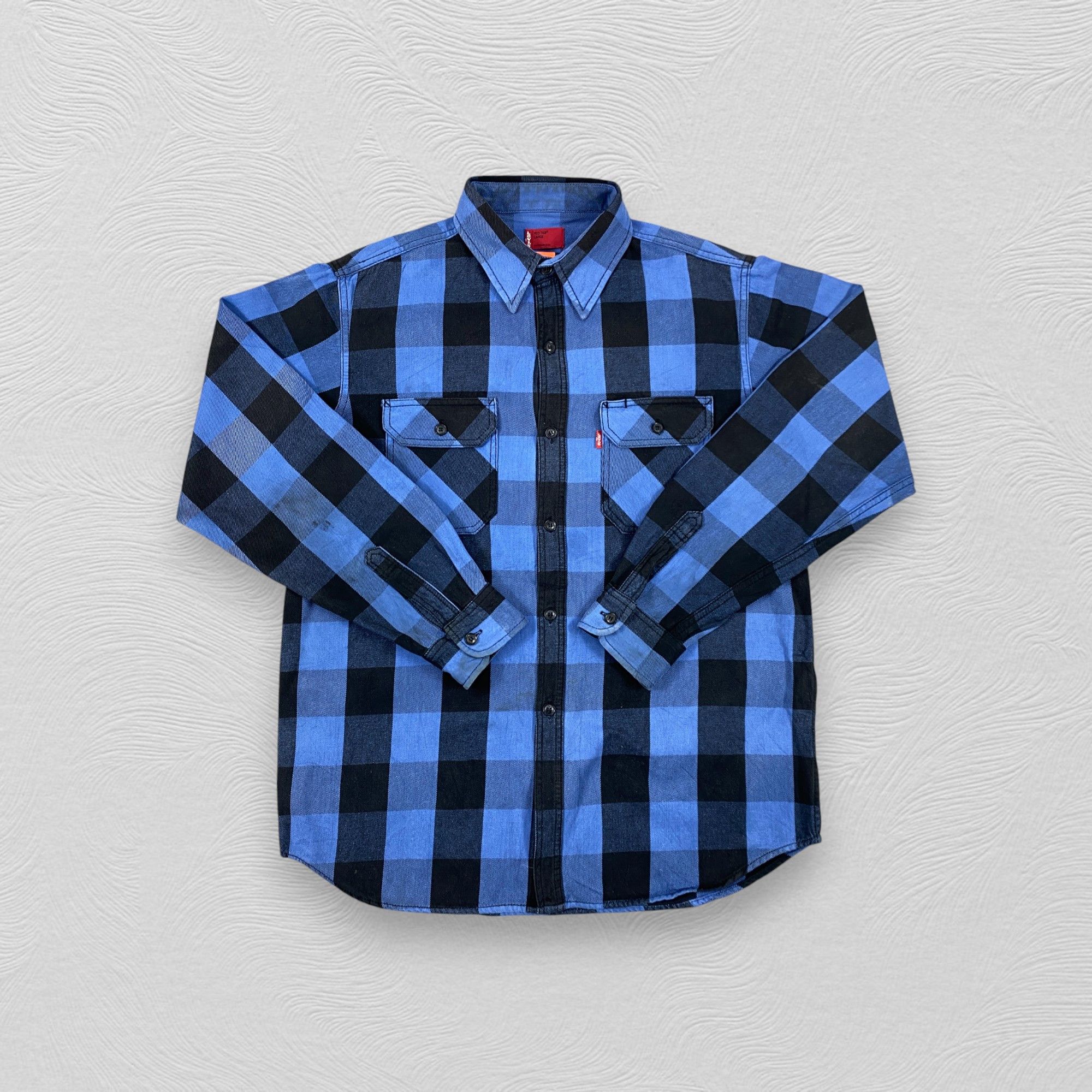 Japanese Brand Vintage Levi's Red Tab Plaid Button Large Shirt -J284 Size US L / EU 52-54 / 3 - 4 Thumbnail