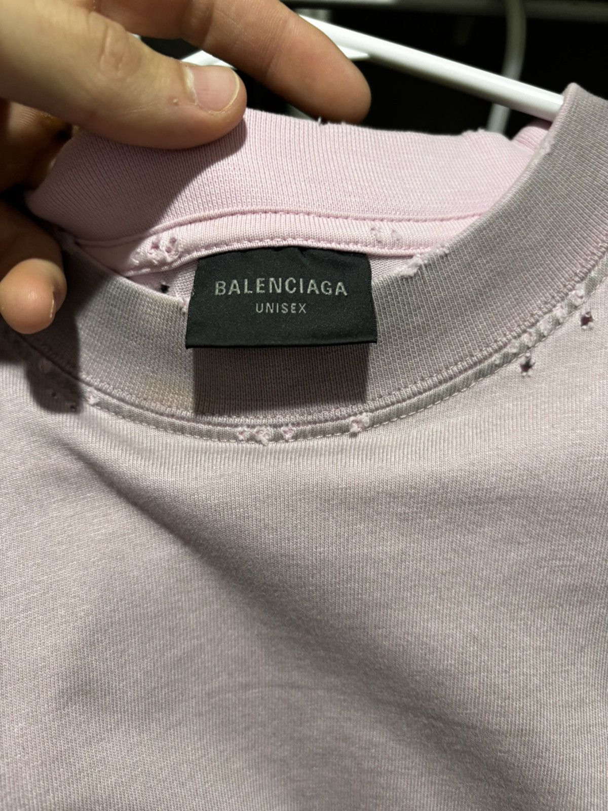Balenciaga BALENCIAGA GHOTIC TYPE LOGO T SHIRT Size US L / EU 52-54 / 3 - 4 Thumbnail