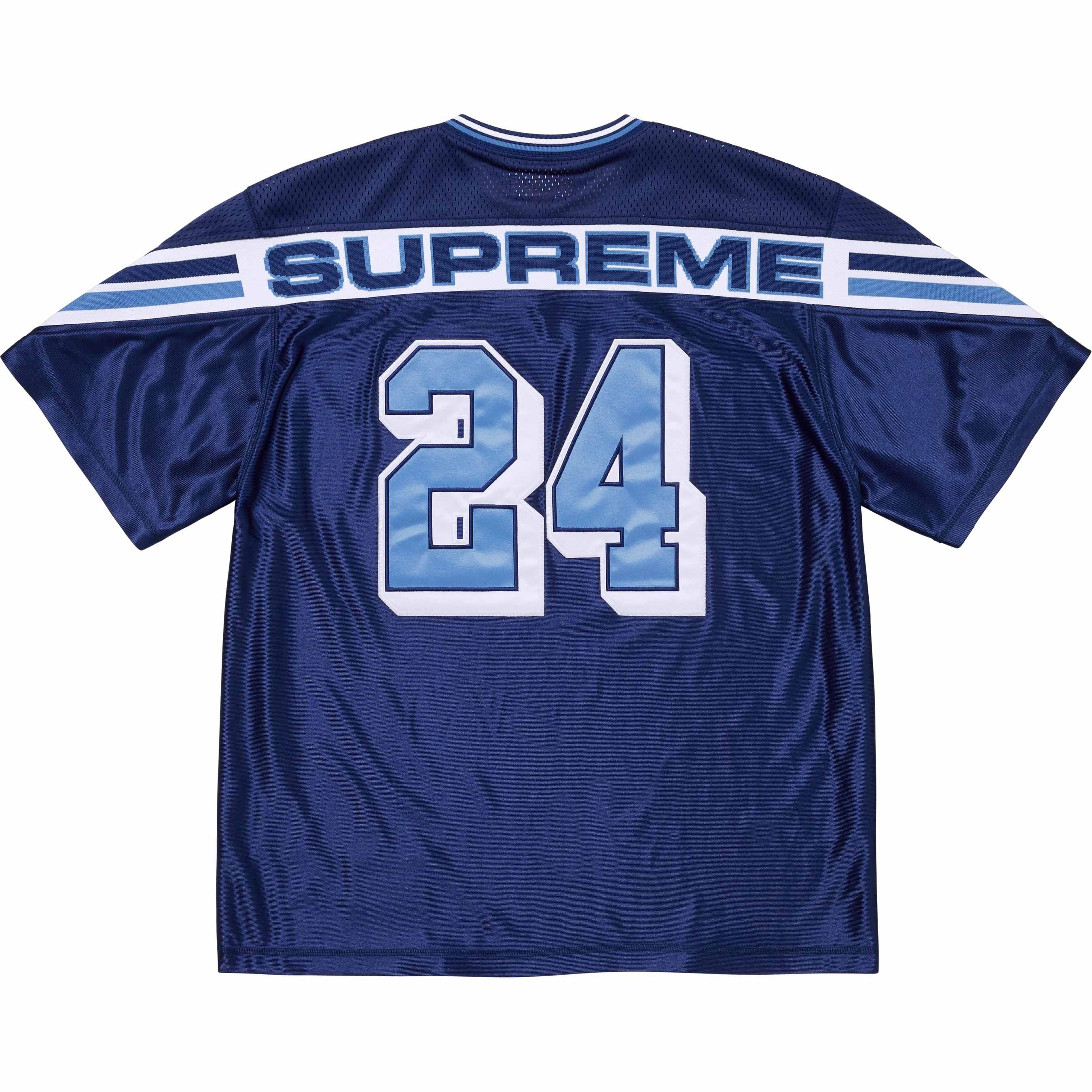 Supreme 2013 Supreme Blue/Orange Roses Football Jersey Rose Bowl
