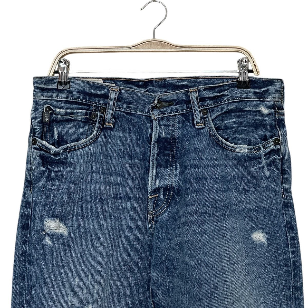 Abercrombie & Fitch × Vintage Vintage Brand Ambercrombie & Fitch Distressed Jeans 1990s Size US 31 - 3 Thumbnail