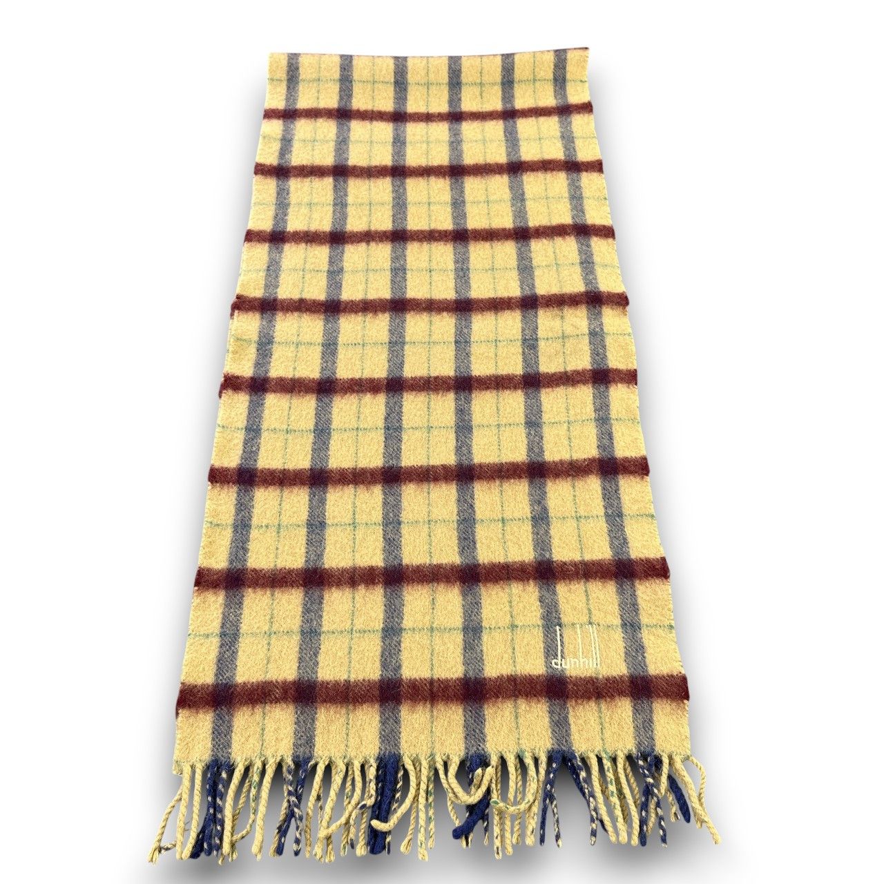 Vintage Vintage Dunhill Cashmere Scarf / Muffler / Neckwear T724 Size ONE SIZE - 2 Thumbnail