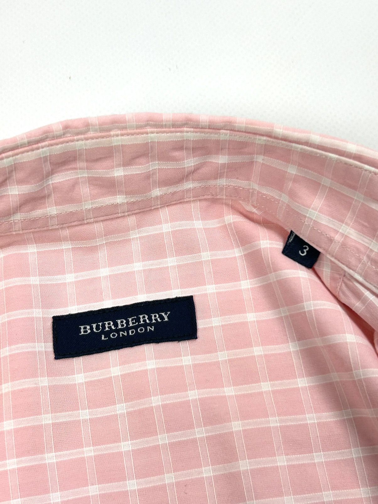 Burberry Vintage Burberry Pink Check Short Sleeve Button-Up Shirt M Size US M / EU 48-50 / 2 - 16 Thumbnail