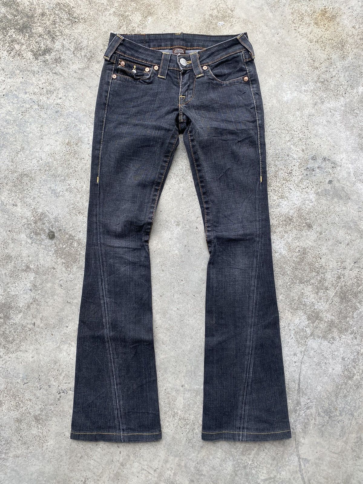 True Religion × Vintage Vintage True Religion Bootcut Flare Jeans Size 28" / US 6 / IT 42 - 2 Thumbnail
