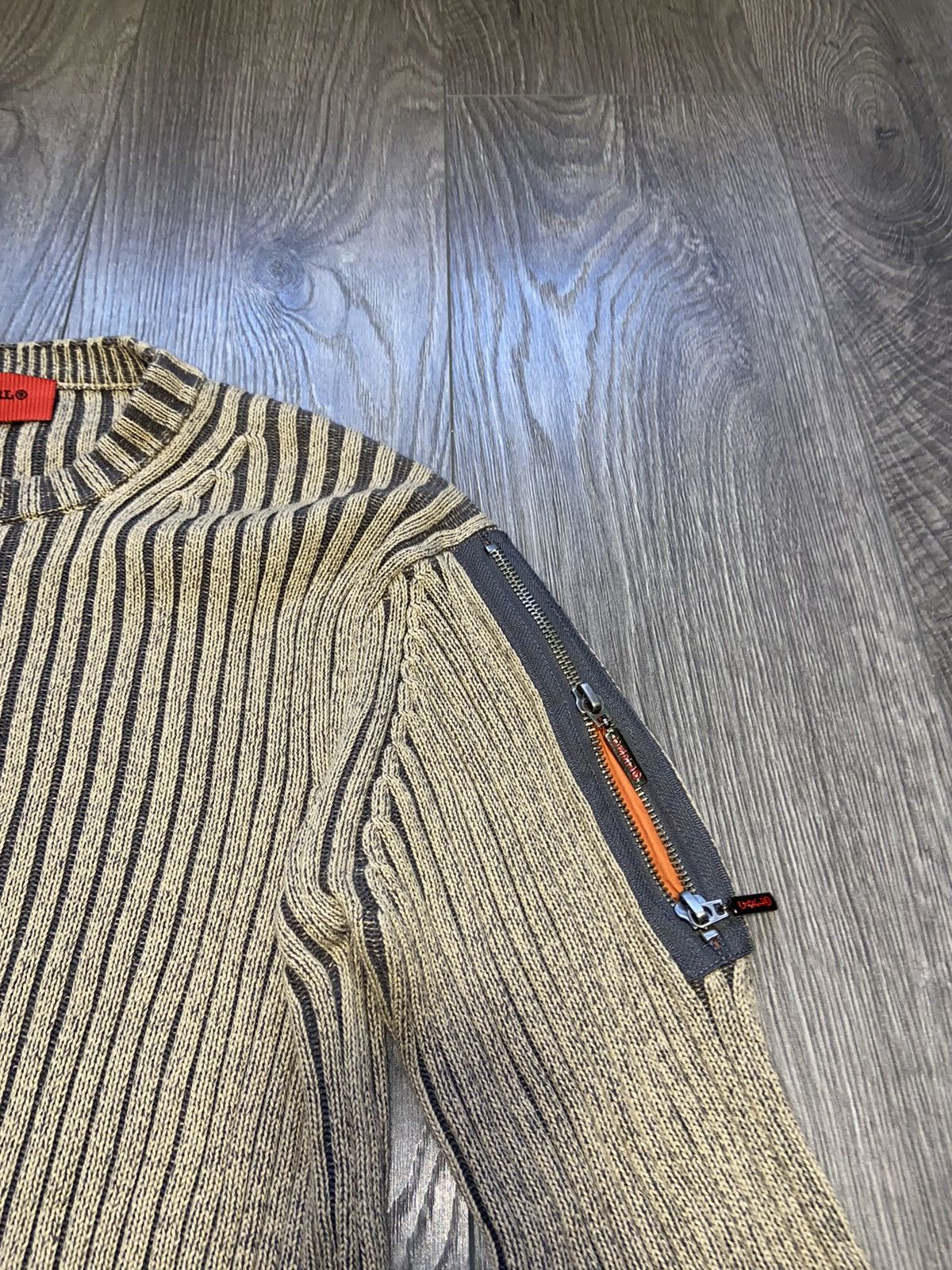 CARLO COLUCCI AVANT GARDE MILITARY KNITWEAR SWEATER