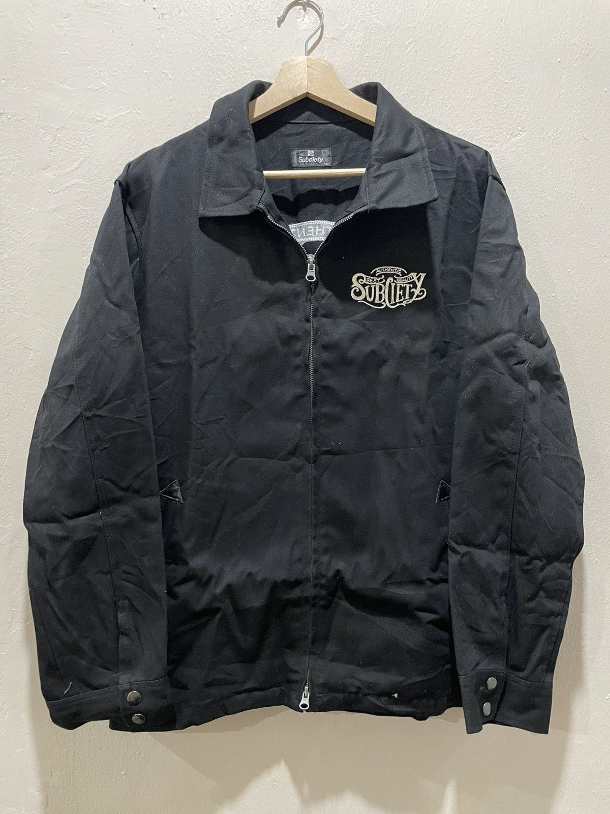 Japanese Brand Japanese Streetwear Subciety Motamerica Jacket Embroidery XL Size US L / EU 52-54 / 3 - 1 Thumbnail
