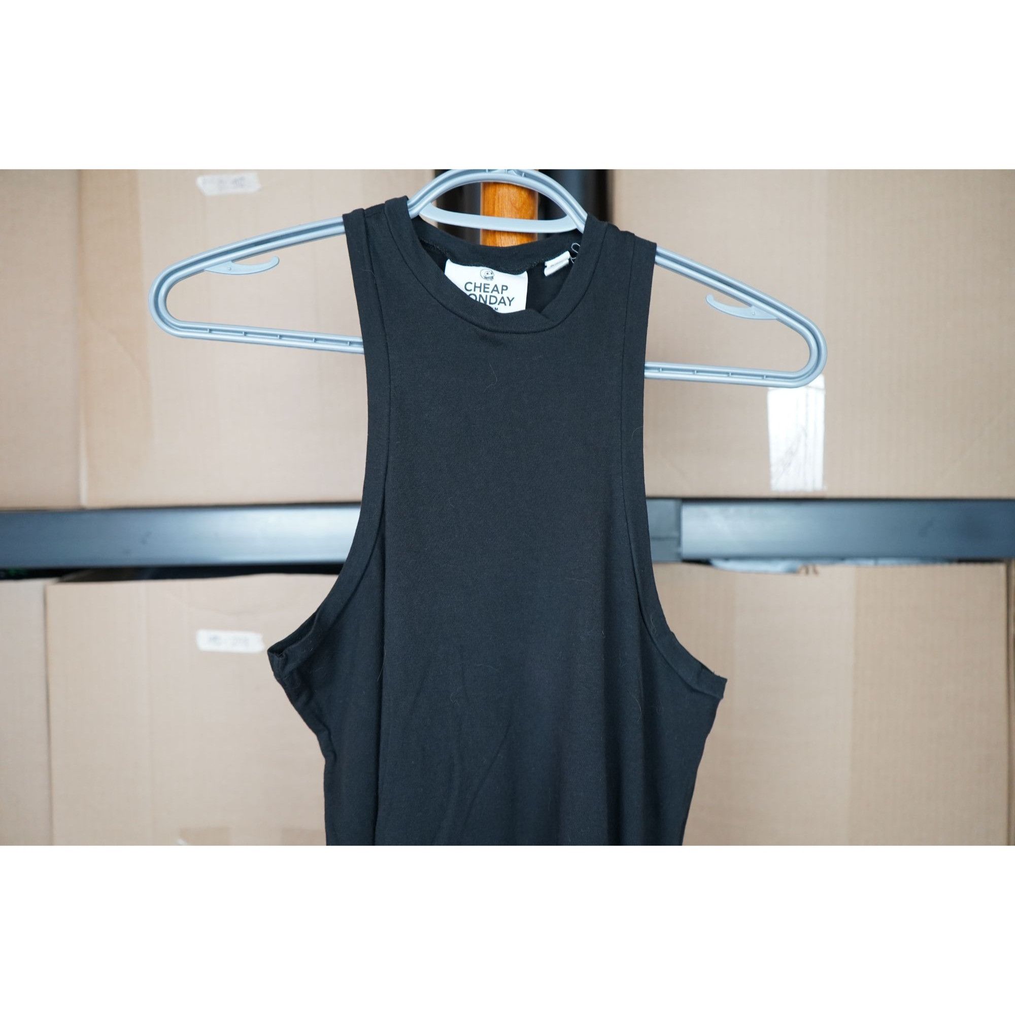 Cheap Monday Cheap Monday Black Lucid XS Tank Top #397 Size XS / US 0-2 / IT 36-38 - 3 Thumbnail