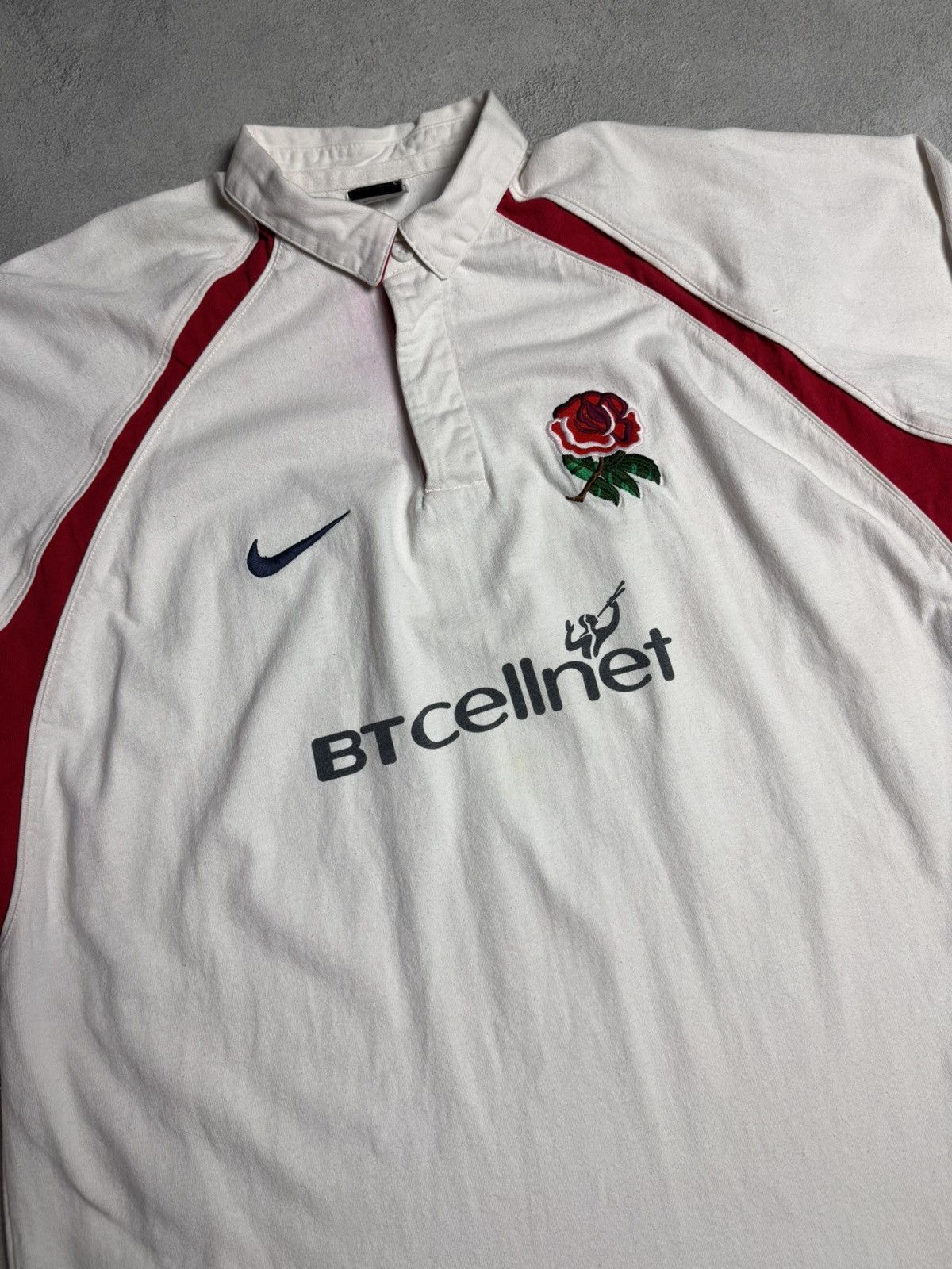 Nike England Rugby Union 1999 2000 Home Shirt Long Sleeve Nike Size US XXL / EU 58 / 5 - 3 Thumbnail