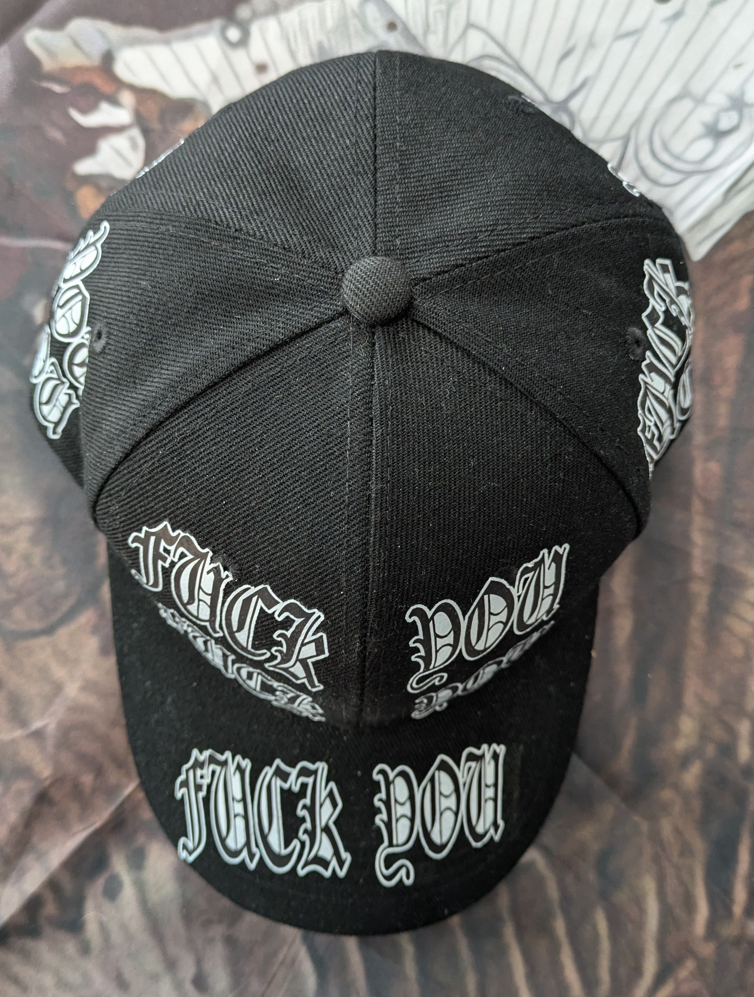 Other shitbysheff FUCK YOU Printed Cap Size ONE SIZE - 3 Thumbnail