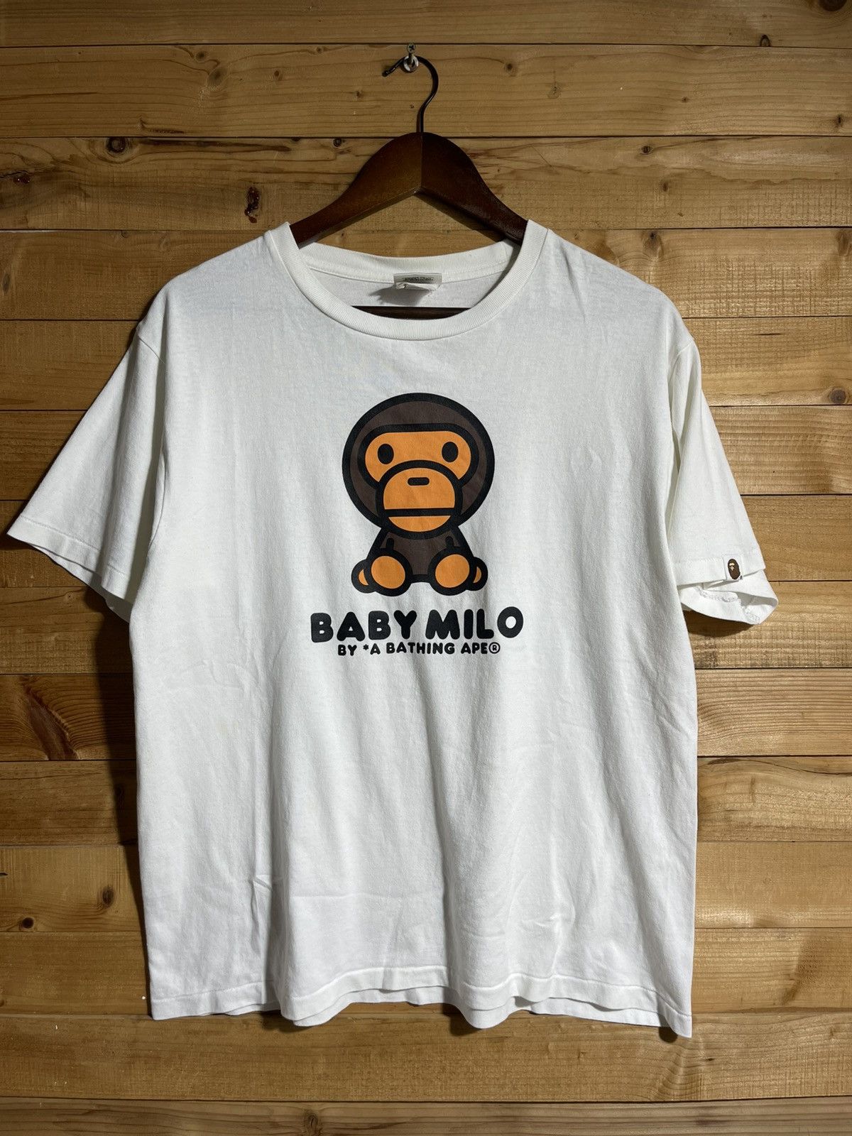 Baby milo by a bathing ape tshirt