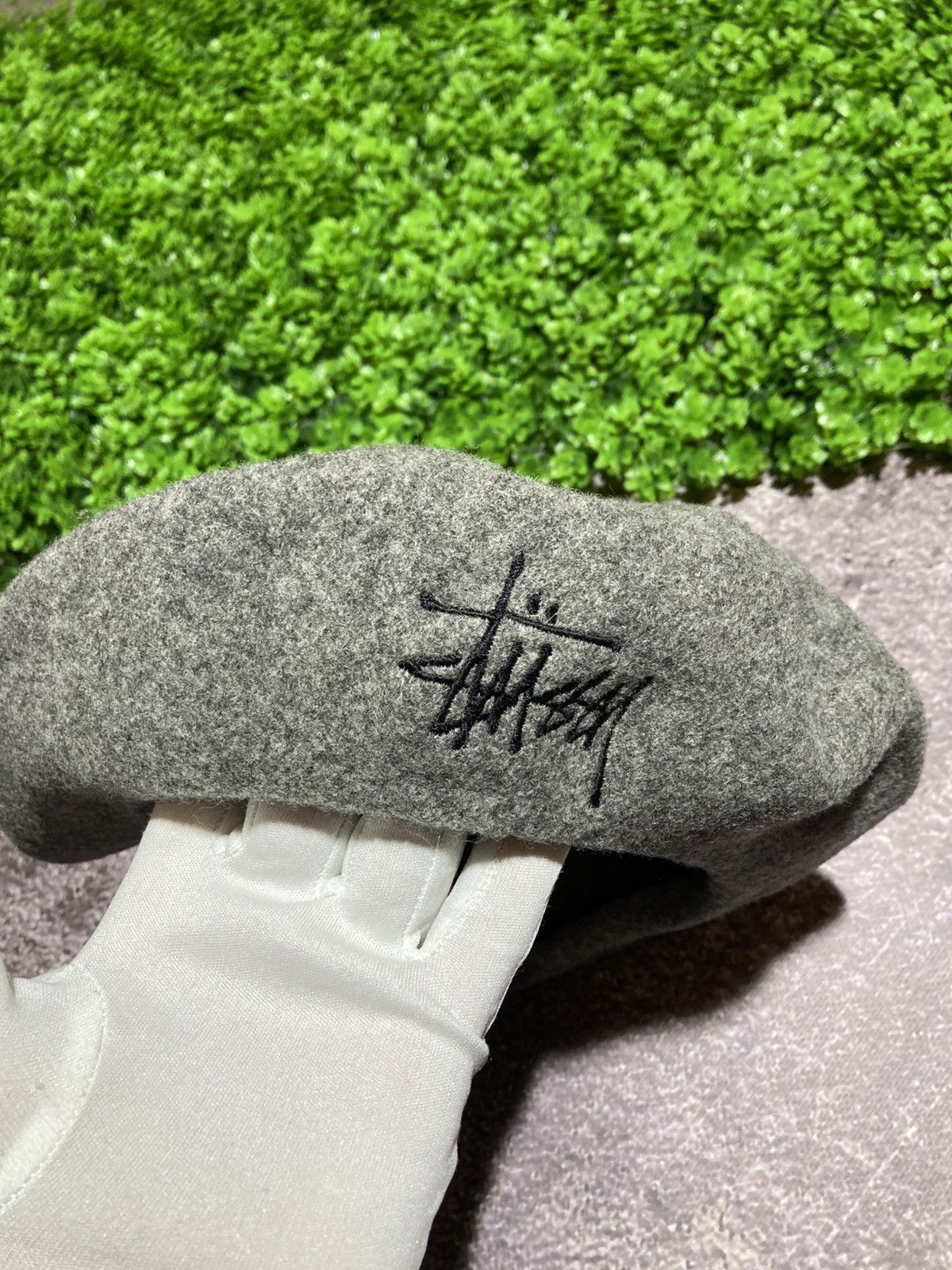 Stussy Vintage Stüssy Logo Wool Beret Hat Cap Archive Streetwear Size ONE SIZE - 2 Thumbnail