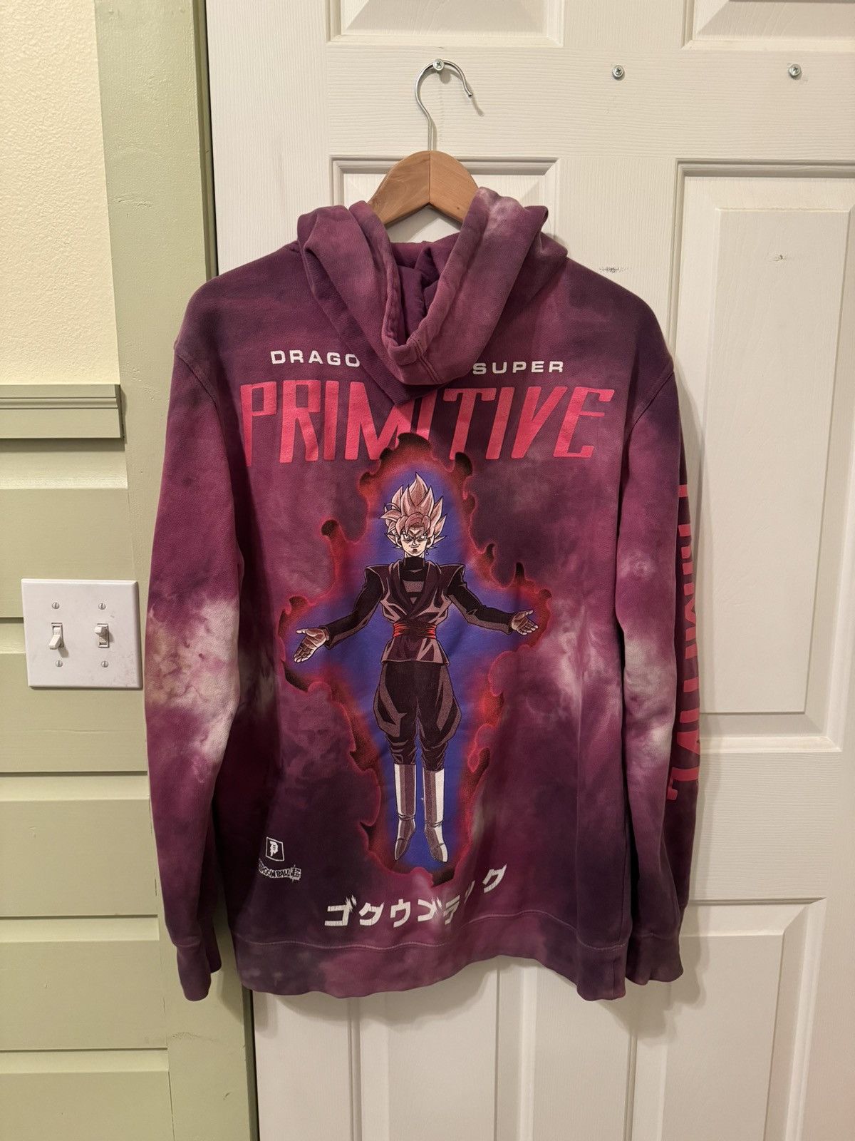 Designer Japanese Brand Primitive Primitive x Dragon Ball Z Goku Black Hoodie Grailed