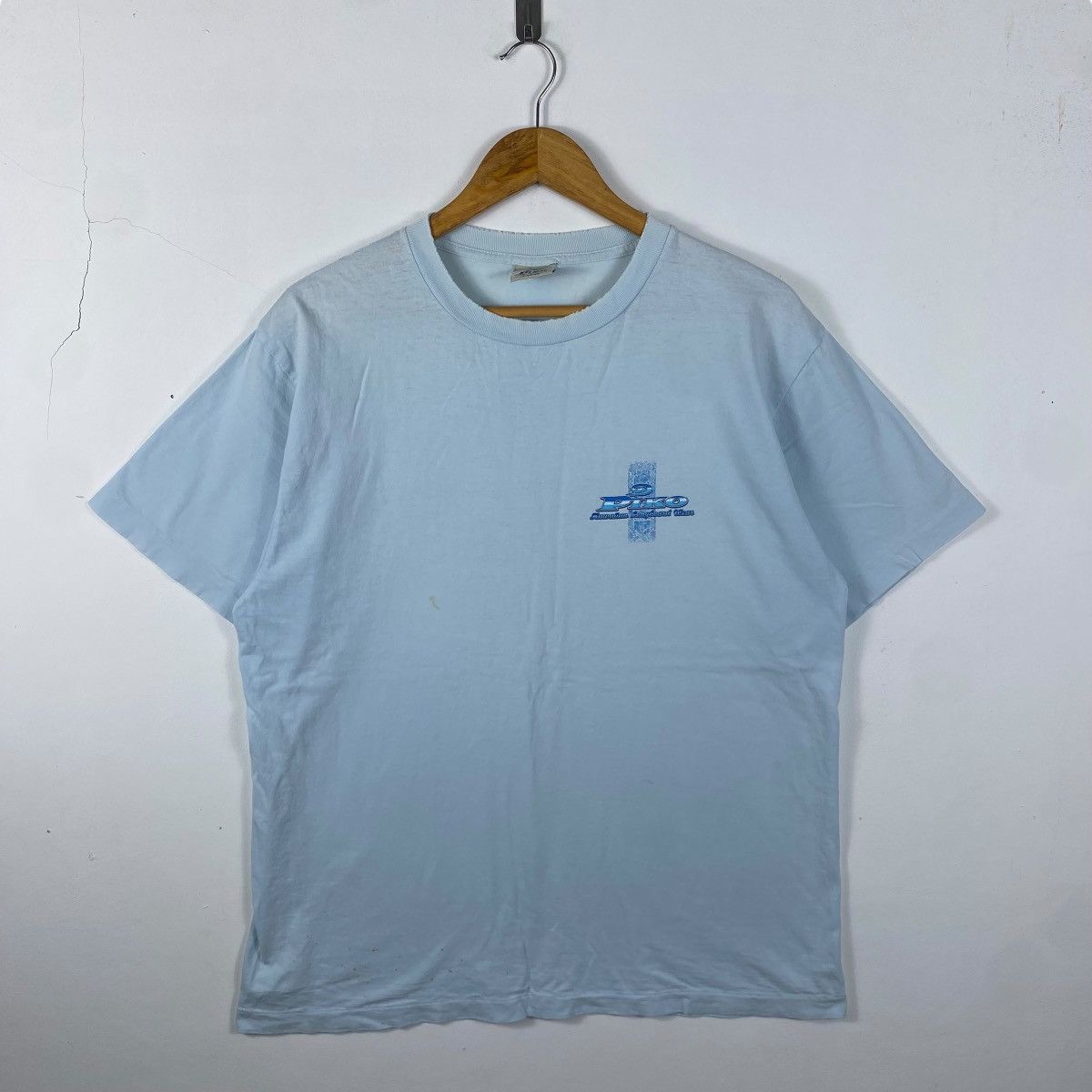Vintage Vintage Distressed PIKO Hawaiian Longboard Wear Surf Tee Size US L / EU 52-54 / 3 - 4 Thumbnail