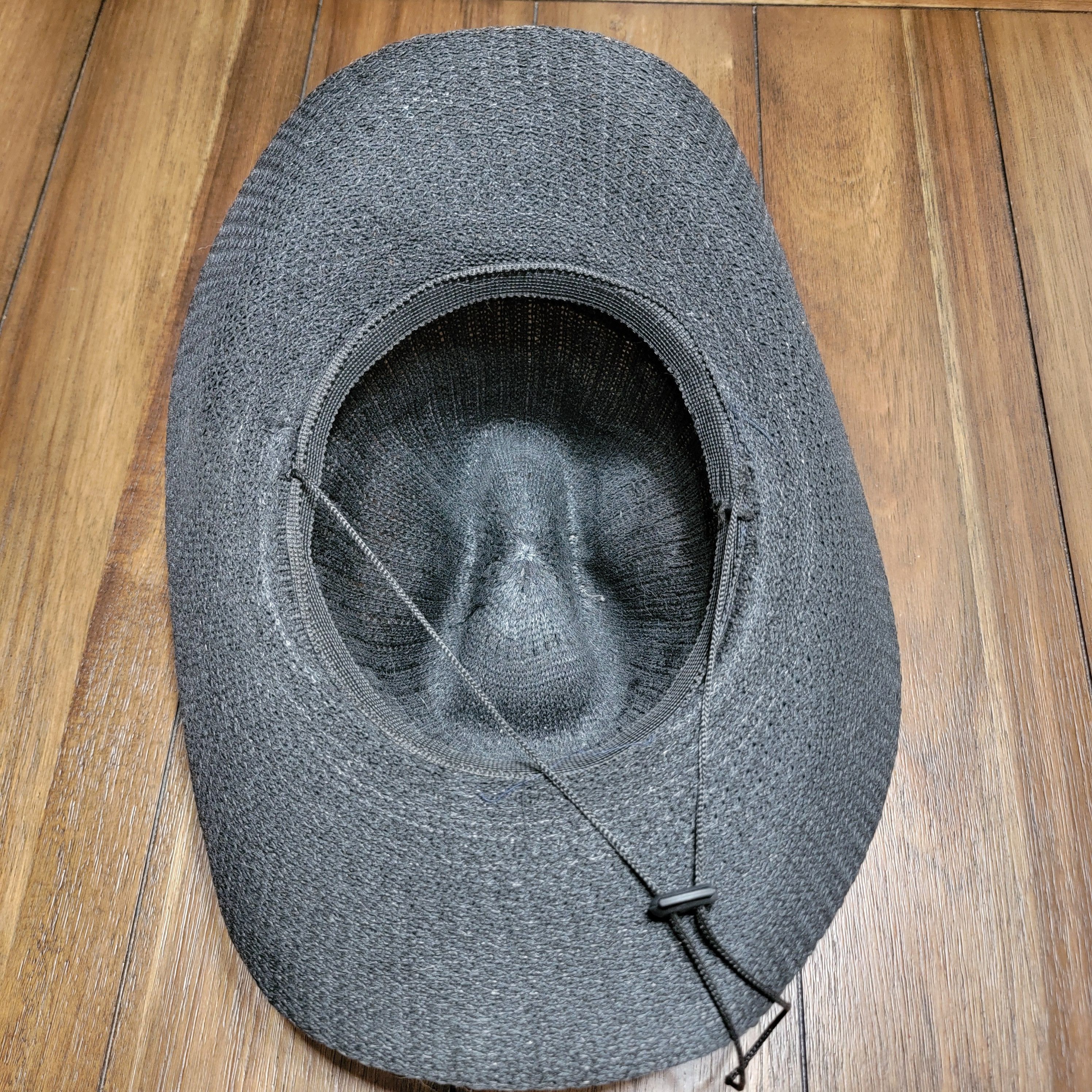 Other USA Black Cowboy Hat w/ Chin Strap Size ONE SIZE - 7 Thumbnail