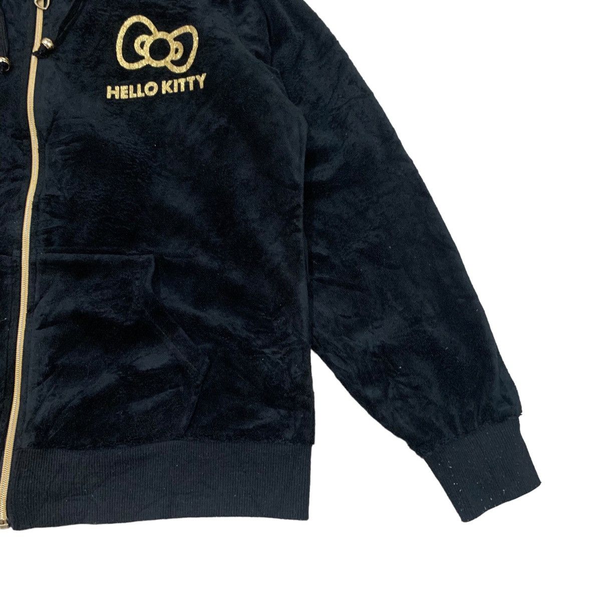 Cartoon Network Vintage Hello Kitty Big Logo Velvet Hoodie Sweater Size M / US 6-8 / IT 42-44 - 6 Thumbnail