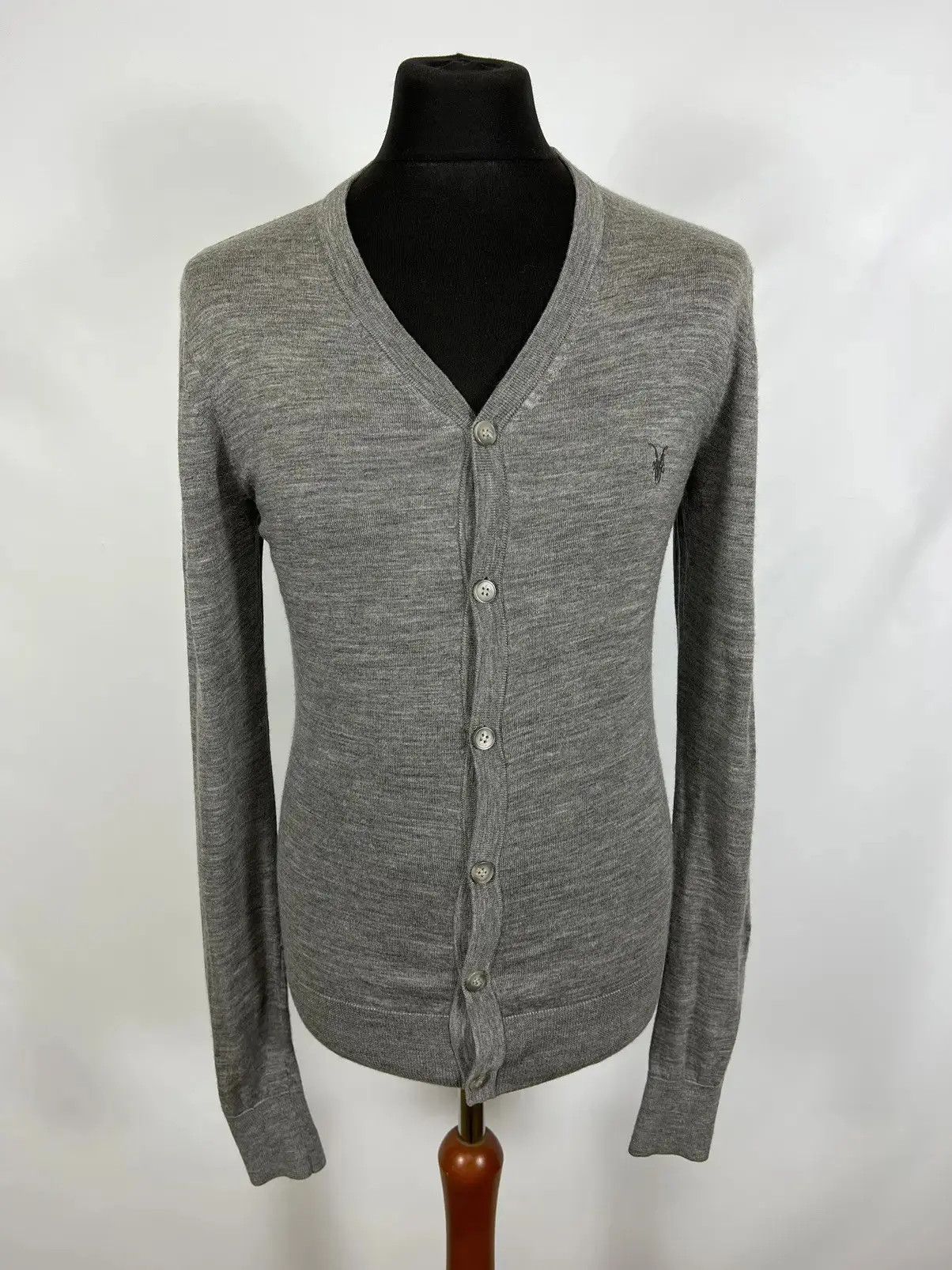 Allsaints × Japanese Brand × Vintage Vintage All Saints merino cardigan Size US M / EU 48-50 / 2 - 1 Thumbnail