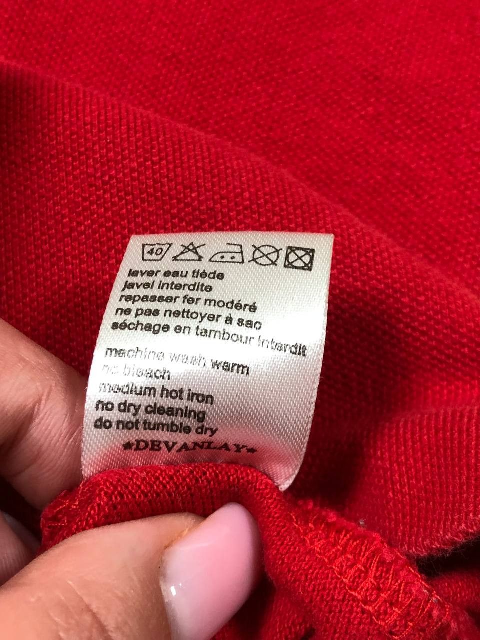 Lacoste Vintage Red T-Shirt Logo Lasocte Polo Streetwear Size US M / EU 48-50 / 2 - 11 Thumbnail
