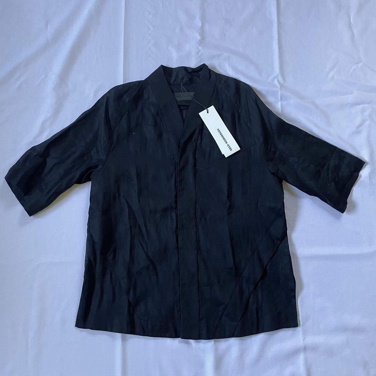 image of 1 Of 50 Abasi Rosborough Ss16 Monolith Arc Desert Shirt in Black, Men's (Size Large)