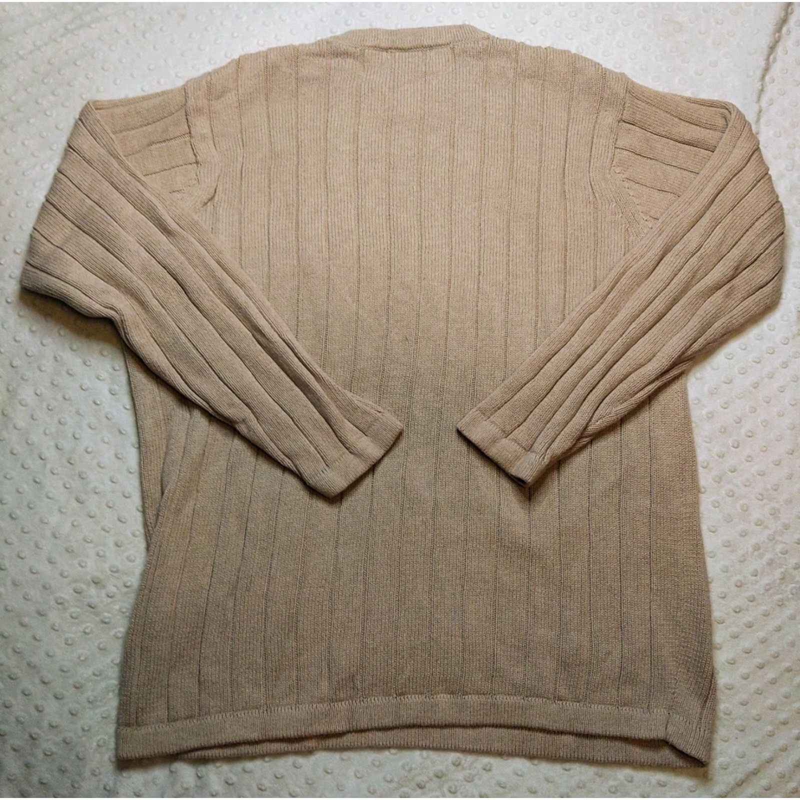 Eddie Bauer Eddie Bauer Cream Beige Size 2XL Tall Mens Crew Neck Sweater 100% Cotton Knit Pullover Size US XXL / EU 58 / 5 - 6 Thumbnail