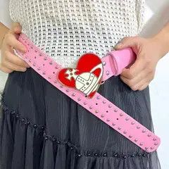 Other Ruumika x Miori Rivet Inlay Faux Leather Belt Size ONE SIZE - 8 Thumbnail