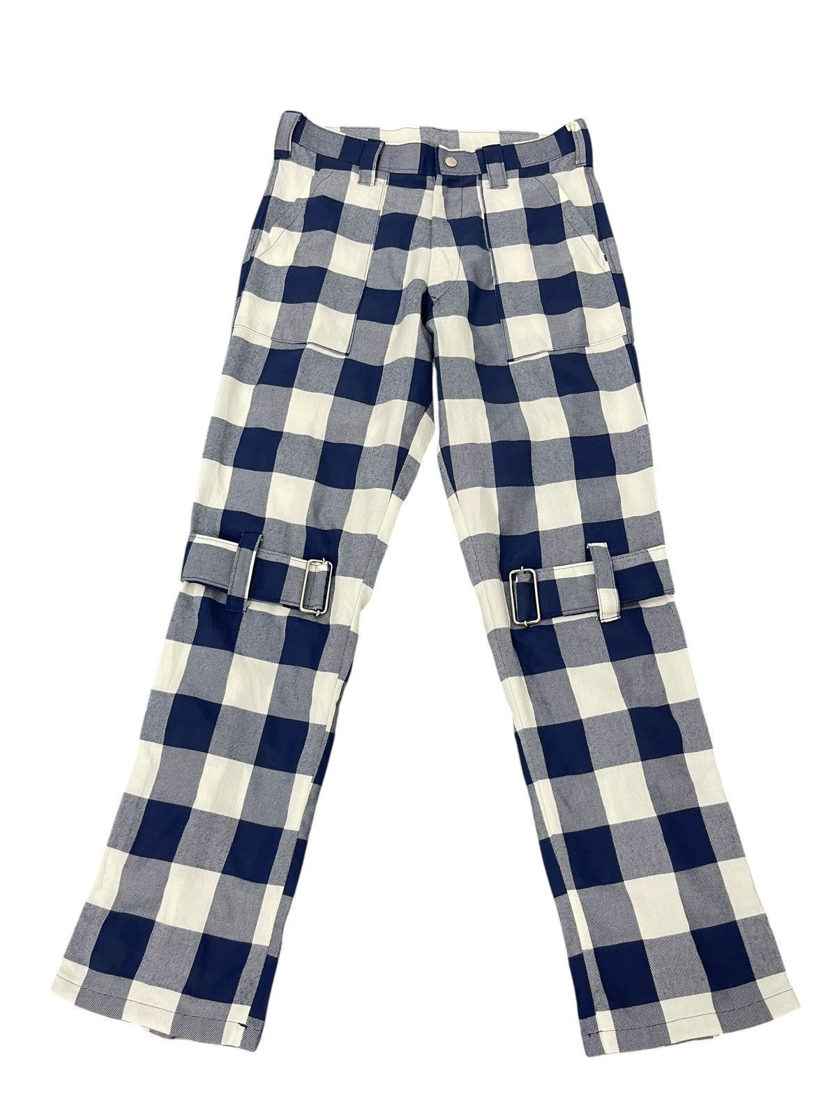 Hysteric Glamour Bondage Pant Vtg 90s Unknown Japan Check Slim 2🟦4 Size US 29 - 1 Thumbnail