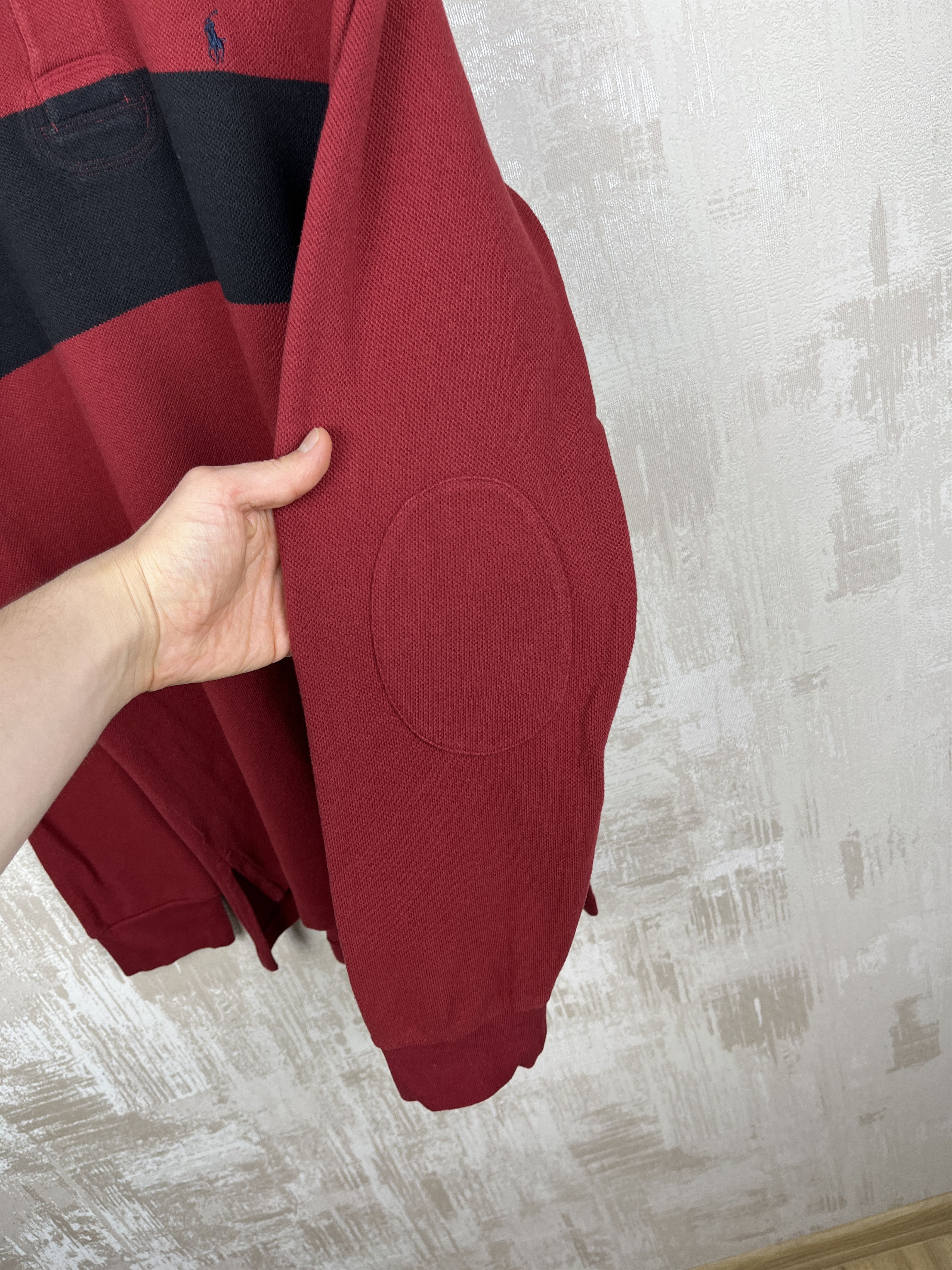Polo Ralph Lauren × Rugby Ralph Lauren × Vintage Vintage Polo by Ralph Lauren Rugby Shirt Elbow Pads Size US XL / EU 56 / 4 - 12 Thumbnail