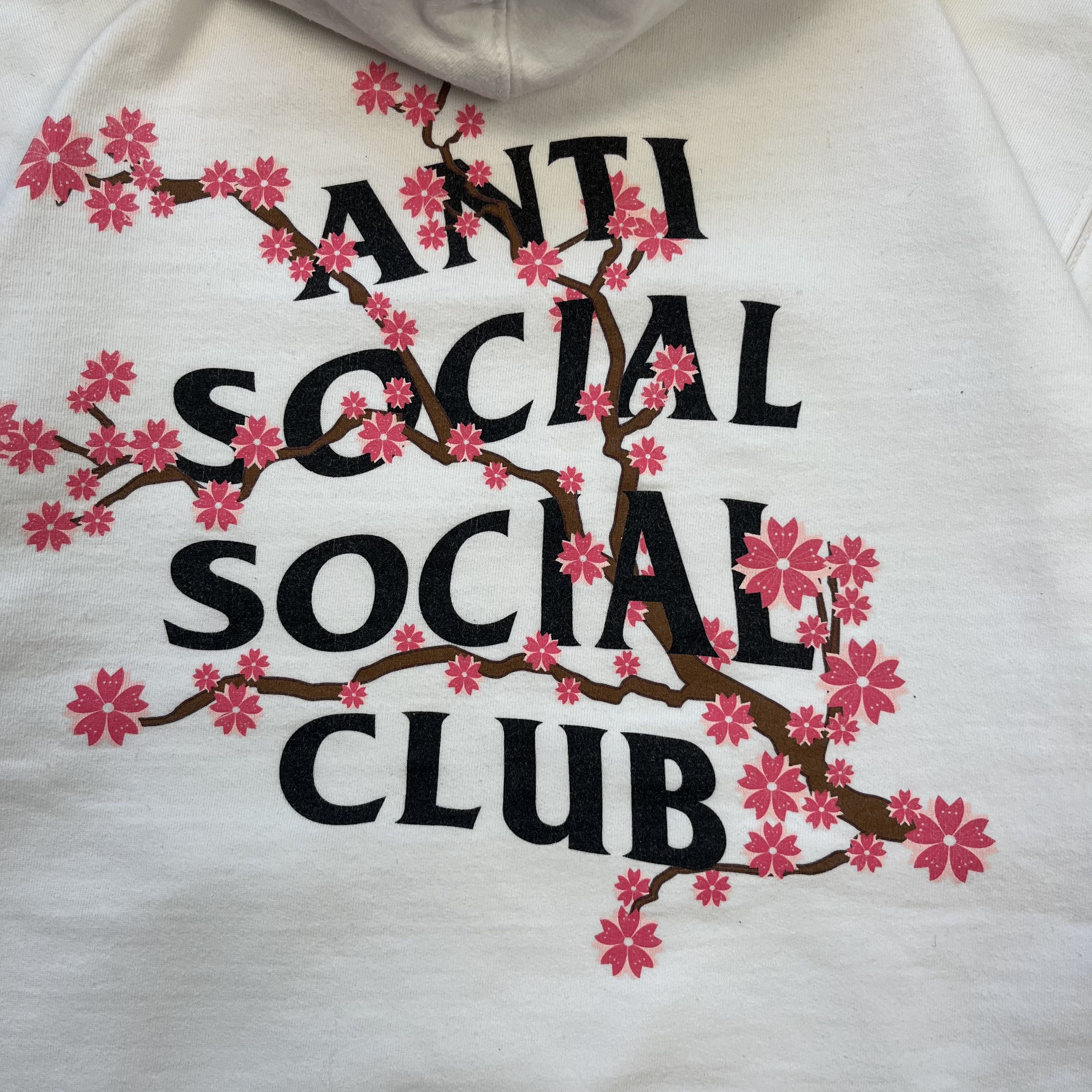Anti Social Social Club Rare Streetwear ANTI SOCIAL SOCIAL CLUB JAPANESE SAKURA STYLE ASSC HOODIE Grailed