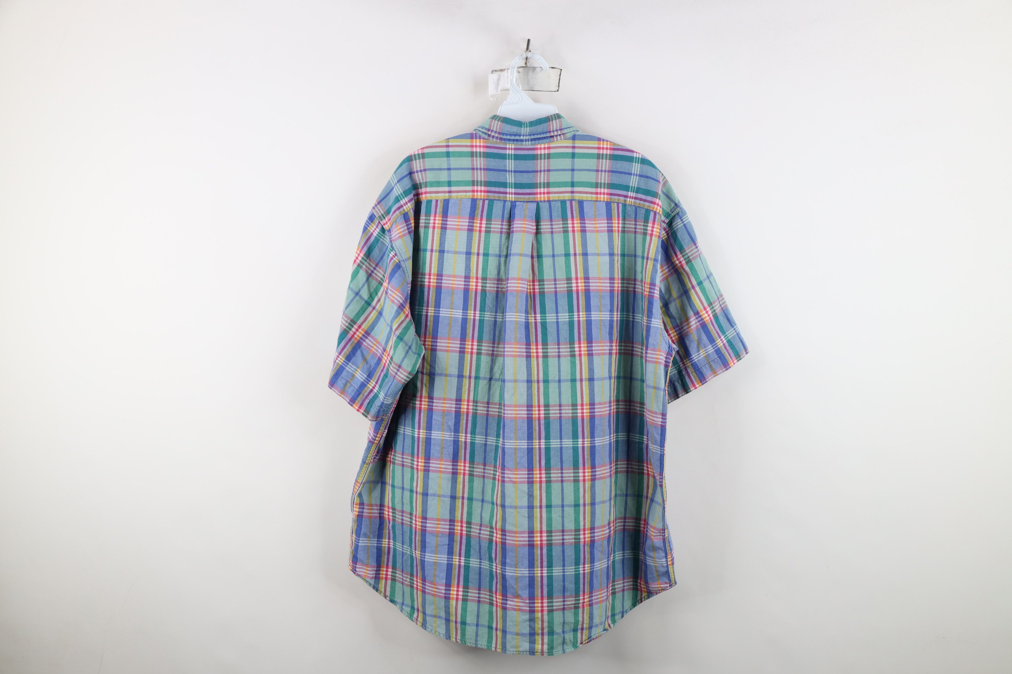 Vintage Vintage 90s Streetwear Plaid Collared Button Down Shirt Size US L / EU 52-54 / 3 - 8 Thumbnail