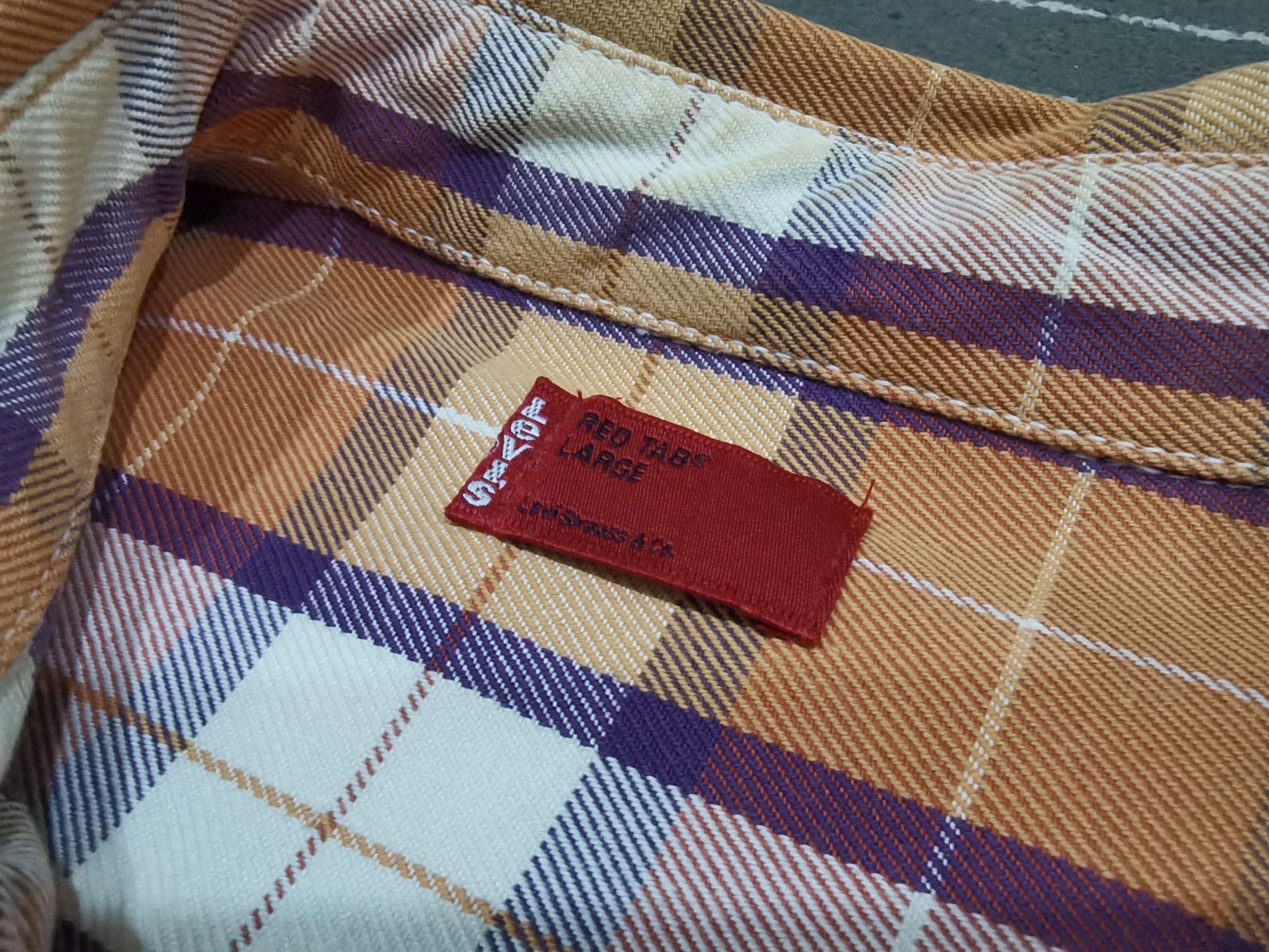 Levi's Levis red tab flannel button up M 3489 Size US M / EU 48-50 / 2 - 3 Thumbnail