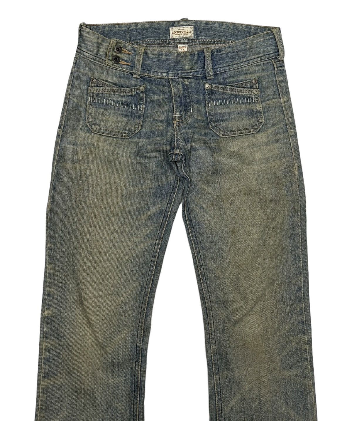 If Six Was Nine 🔥A&F FLARE JEANS RUSTY BOOTCUT DENIM JEANS Size 27" / US 4 / IT 40 - 5 Thumbnail