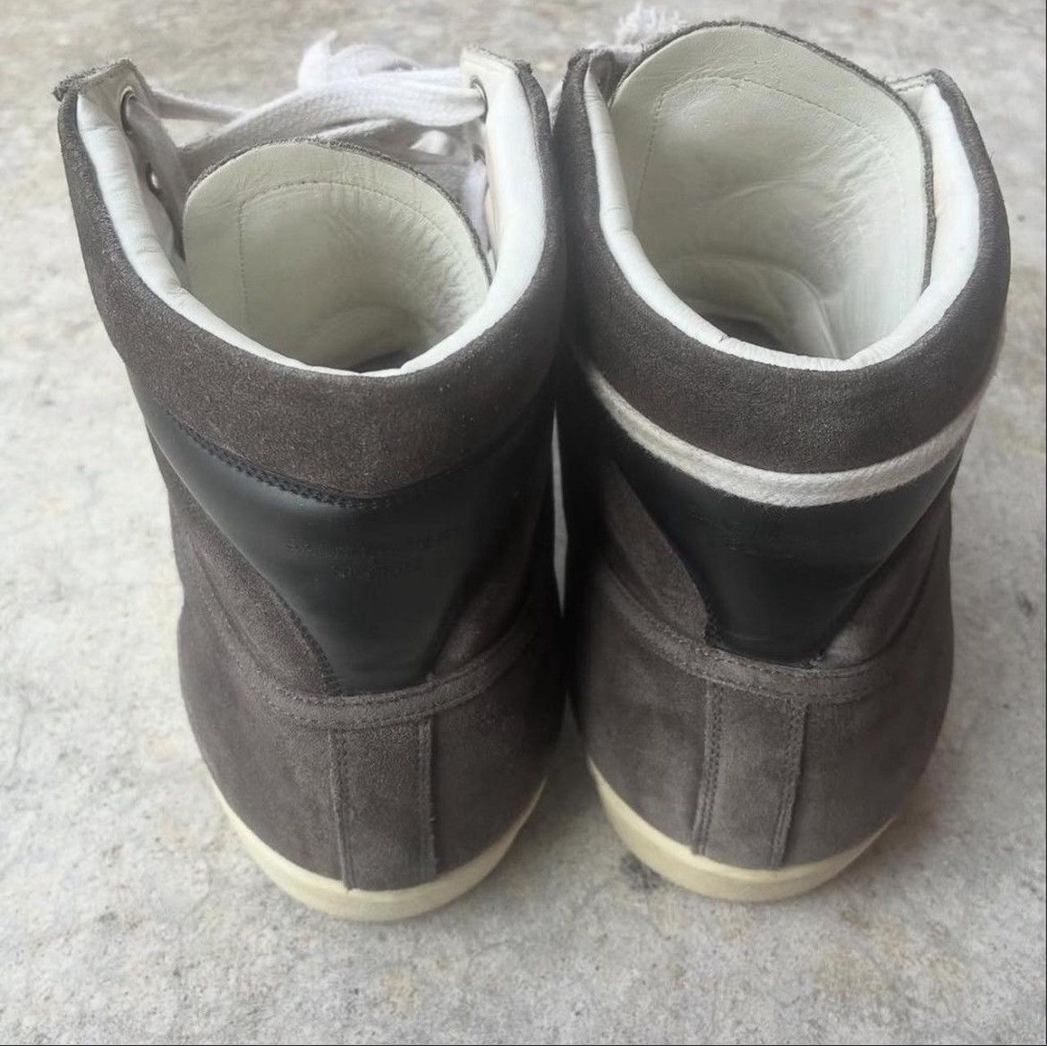 Saint Laurent Paris Slp Sl10 brown suede high tops Size US 12.5 / EU 45-46 - 4 Thumbnail
