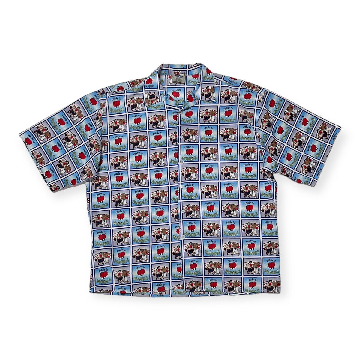 Vintage Vintage Mike Tyson Sylvester Stalone Button Up Shirt Size US XXL / EU 58 / 5 - 1 Thumbnail