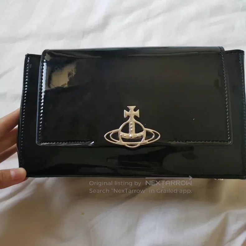 Vivienne Westwood size os Medium-sized hazel leather bag b
