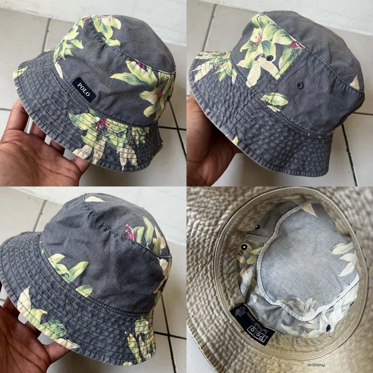 Polo Ralph Lauren Polo Ralph Lauren Casual Floral Beach Bucket Hat Size ONE SIZE - 2 Thumbnail
