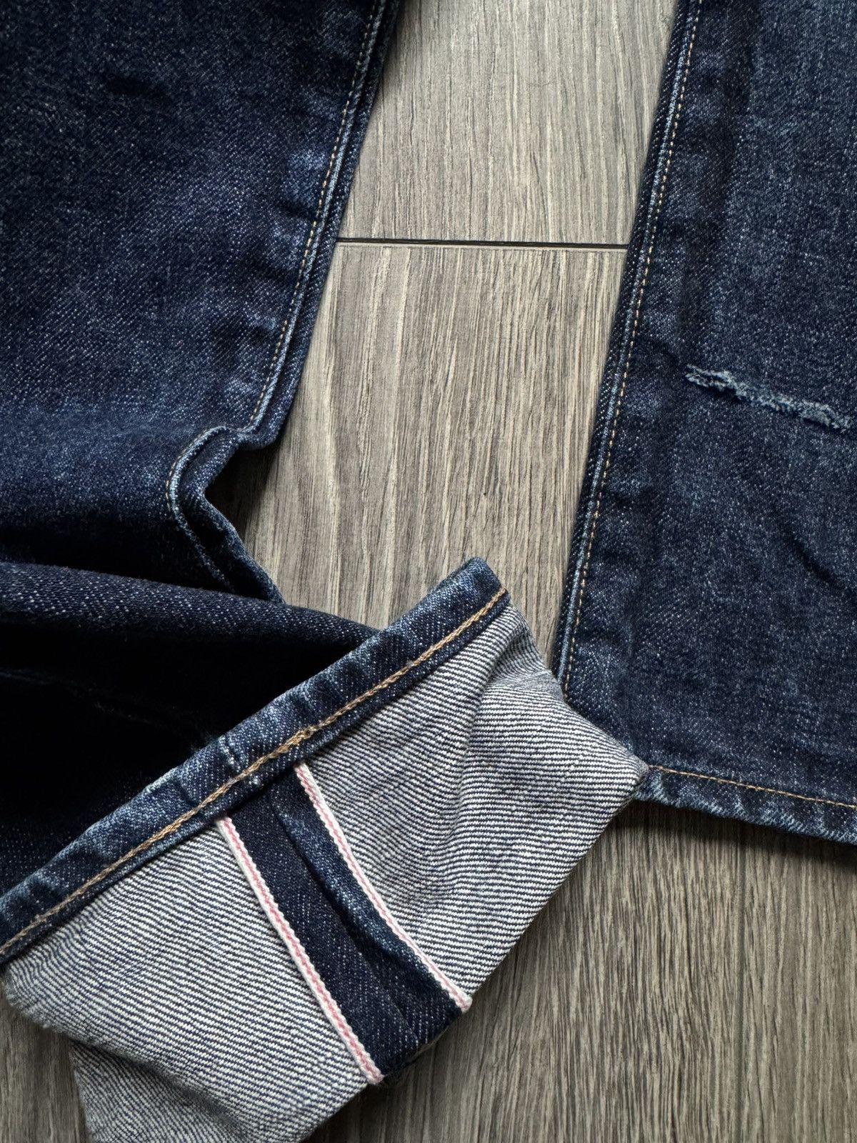 Tellason Tellason White Oak Selvedge Denim pants Made in USA 31 Size US 31 - 4 Thumbnail