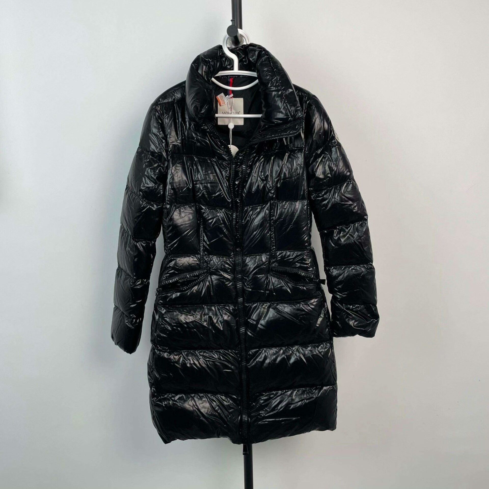 Moncler Moncler Black Mid-Length Down Jacket Size M / US 6-8 / IT 42-44 - 1 Thumbnail