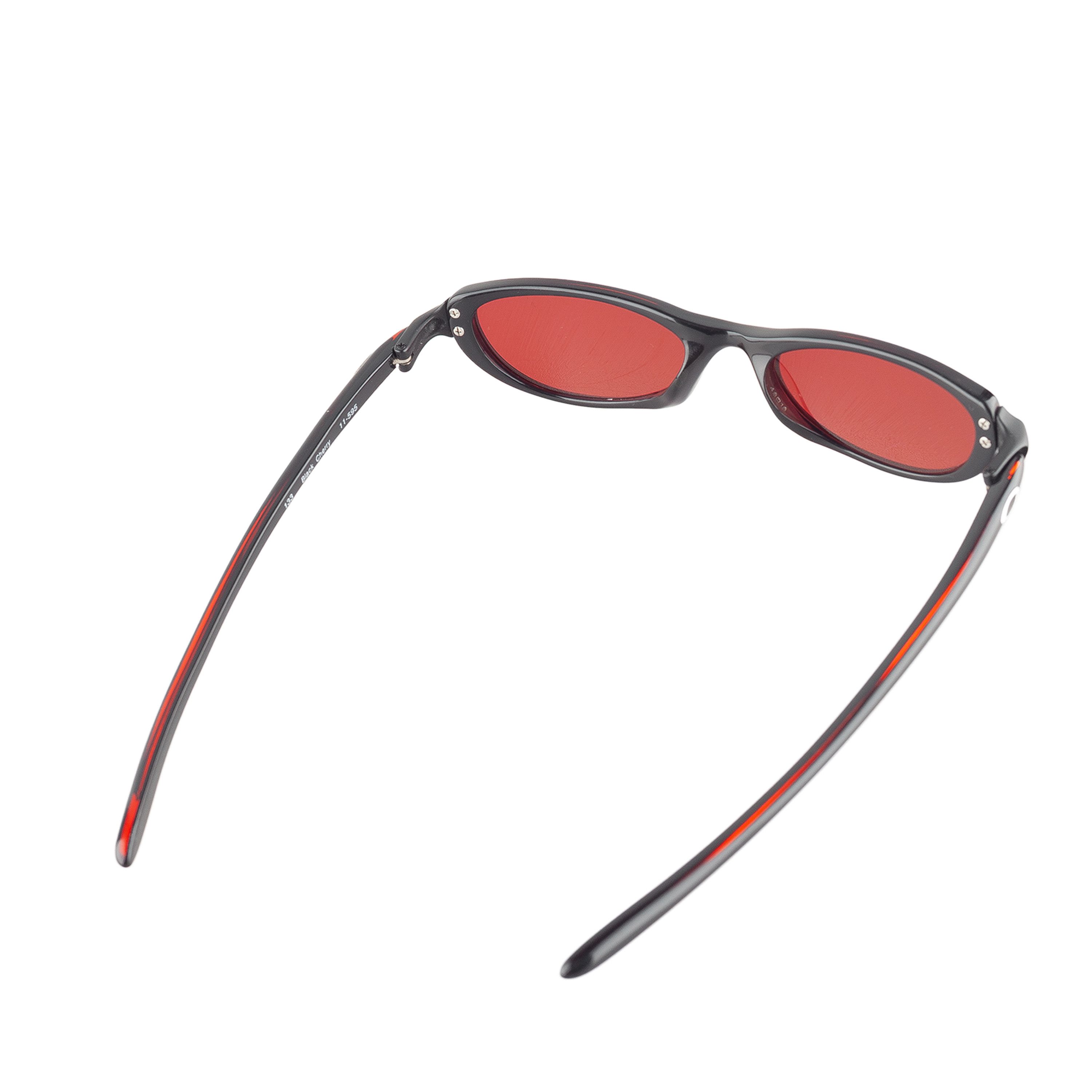 Oakley Oakley "Black Cherry" Red Lenses Vintage Sunglasses Size ONE SIZE - 7 Thumbnail