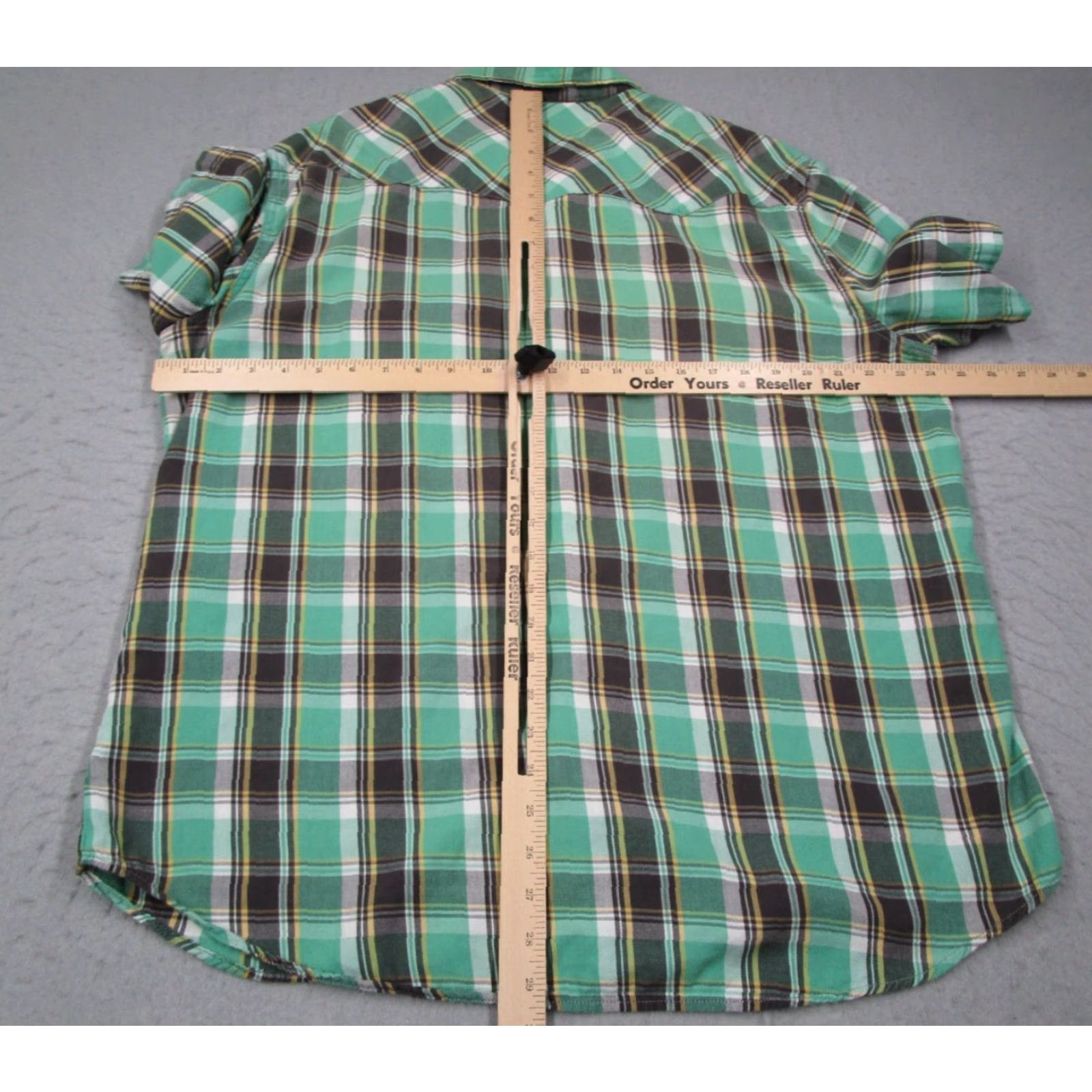 Ralph Lauren VINTAGE Ralph Lauren Denim & Supply Shirt Mens XL Green Check Short Sleeve Casual Heritage Western Size US XL / EU 56 / 4 - 4 Thumbnail
